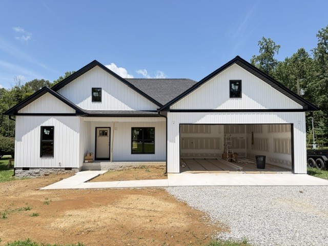 Welcome home to this beautiful new construction, where timeless style meets modern comfort! Thoughtfully designed with quality finishes throughout, this home features gorgeous granite countertops, elegant hardwood and tile flooring, and an inviting floor plan perfect for everyday living and entertaining. The nice size two-car attached garage offers convenience and plenty of storage, while the home's great location puts you just minutes from Tims Ford Lake, where boating, fishing, kayaking, and waterfront dining await. Home has a flex room that could be used as a 3rd bedroom.