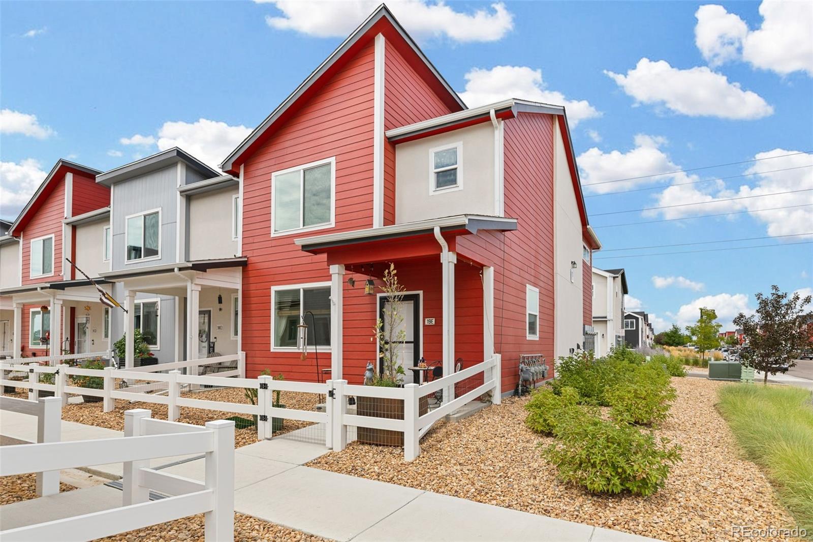 Welcome Home! To your new 3 bedroom with plenty of space to sprawl- end unit! This unit has been loved and immaculately maintained by only one owner, and is ready for you to make your own memories here. Only miles away from the quiet and cozy living of downtown Fort Lupton, including ice cream shops, a grocery store, and everything you need from small town living- all within a 35 minute drive to downtown Denver! The Silvercliff layout truly offers the best of both worlds as it offers plenty of room for everyone while also minimizing the need for upkeep. Everything in this unit is light and bright and all of the top of line blinds are included! This unit is fully fenced and gated AND comes with PREPAID pest control treatments through June of 2027!!  This one is a must see as 3 bedrooms rarely become available in the area!
