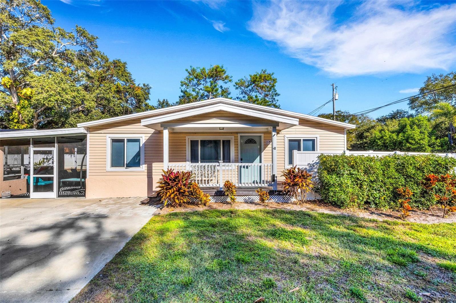 This Beautiful Well Maintained Pool Home is an Active AirBnB AND a n Ideal Vacation Home.  Turnkey and Fully Furnished, this is a perfect home for an Investor, or Family who wants to enjoy the wonderful Florida Climate and Beaches of the Gulf Coast for the occasionall Family Reunion.  Located in Largo FL, just minutes from the SANDY BEACHES of the Gulf Coast beaches, like Indian Rocks Beach or Belleair Beach, it is a quick drive or short bike ride to the ocean.  NO HOA and SHORT TERM RENTALS allowed!  There is a newer inground POOL & JACUZZI, a nearby children's park, in a quiet neighborhood.  More improvements include:Home improvements include:  ELECTIRIC PANEL REPLACED, NEW ROOF 2022, External paint, Heated Pool with Spa, Pool Screen Enclosure, Irrigation System, Pavers on both sides of house, Sod, Vinyl Fence, Water Heater, Hard wired smoke detectors, Emergency lighting, Ceiling fans and spotlights on porch.Included in sale if desired:washer and dryer (new in 2024)refrigerator (new in 2022)furniture and supplies (dishes, towels, sheets, blankets, pool toys ect.)