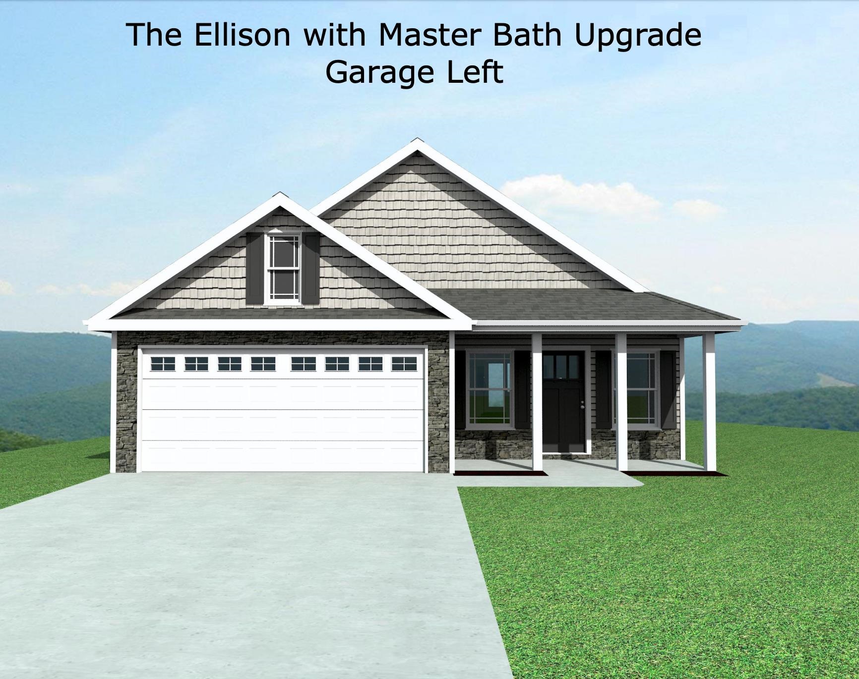 The ElLLISON (Lot 52) offers a modern, open concept living area perfect for entertaining.  4 bedroom, 2 bath. Complete with the trademark chair rail, crown molding, and rope lighting.  12' x 12' covered back patio.   30-year architectural shingles, site-built construction, and a 10 year limited warranty are included to give you peace of mind.  Preferred Lender/Attorney Closing Costs Incentive Offered!  *Virtual tour reflects same house plan, not exact house.