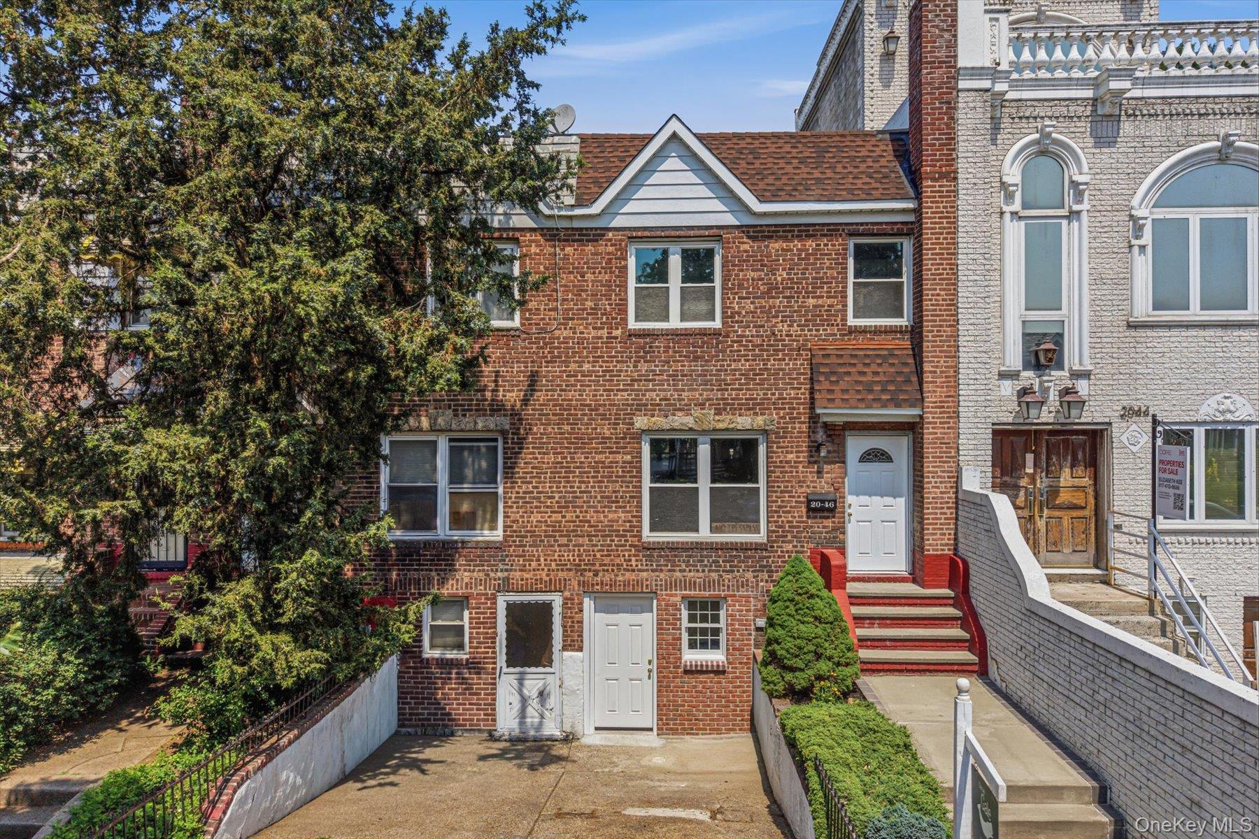 Charming 1 family home located on one of Ditmars Boulevards' loveliest tree-lined blocks, this move in ready single-family home is just moments from Ditmars Boulevard, Astoria Park, restaurants, schools and the N/W TRAINfreshly painted, with newly refinished hardwood floors .The home features a formal living room and dining room , and kitchen with stairs leading to a freshly painted  basement with newly done epoxy flooring and washer dryer hook ups. The second floor has 3 bedrooms and a full bath. The backyard is large and enclosed and has been newly seeded offering plenty of space to relax or entertain! This lovely home offers immediate occupancy as well as ENDLESS possibilities. This property offers potential for expansion and possible ADU ELIGILILTY (buyer to verify)some images have been AI enhanced for illustrative purposes.Information deemed accurate but not guaranteed. Prospective buyer should verify all information. Proof of funds and pre-approval needed. Public records show 1584 taxable living area, 1152 is above ground