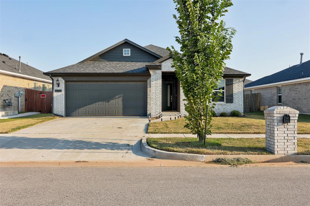 Modern Home Minutes From Tinker AFB This newer 3 bed, 2 bath home is move-in ready and packed with upgrades. Just minutes from Tinker Air Force Base, it offers convenience along with comfort and style. The open layout features a bright living space and a kitchen you’ll actually enjoy cooking in — quartz countertops, gas stove, subway tile backsplash, and a big island with room to gather. The primary suite is tucked away with a walk-in closet and private bath, while two more bedrooms and a full bath give you space for family, guests, or a home office. Out back you’ll find a covered patio, fully fenced yard, and a firepit that’s ready for evenings with friends. Other perks: two-car garage, modern finishes throughout, and easy access to shopping, dini