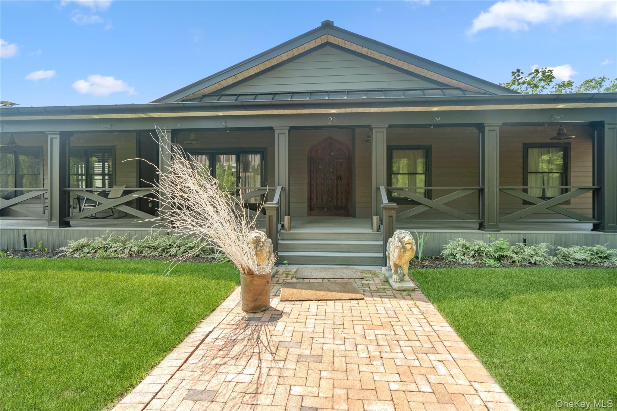 One-of-a-Kind Ranch Home with 2,692/3,200 Square Feet Located in the Historic Idle Hour Artist Colony Subdivision of Oakdale South of Montauk Highway. Situated on a Private .67 Acre Landscaped Parcel with a Heated Gunite Inground Pool, Surrounding Tiled Patio, and Custom Sauna. Enter onto the Covered Front Porch into a Hallway with Cathedral Ceiling into the Living Room with Front and Rear Double Sliding Doors, 24 Skylights and Tiled Floor. Den/Dining Room/4th Bedroom with Stained Glass Windows, Full Bath with Shower with Radiant Heated Floor and Laundry Area, into the Custom Kitchen with 18 Foot Ceiling, 2 Sinks, Refrigerator and Freezer, 2 Dishwashers, Island to Seat 6 and Sliding Doors to Backyard. Hallway Full Bath with Tub and Radiant Heated Floor, 2 Bedrooms with Double Closets, and Sitting Room with 2 Sets of Double Closets for Office or Gym into the Primary Bedroom with Sliding Doors Out to a 2nd Front Porch, Walk-In Closet and Full Bath with Radiant Heated Floor, Skylight and Shower. 2-Car Attached Garage with Interior Access. Navian Gas Hot Air Heating System, 200 Amp Electric, Generator, 2 Sheds and Inground Sprinklers. Too Much to List!
