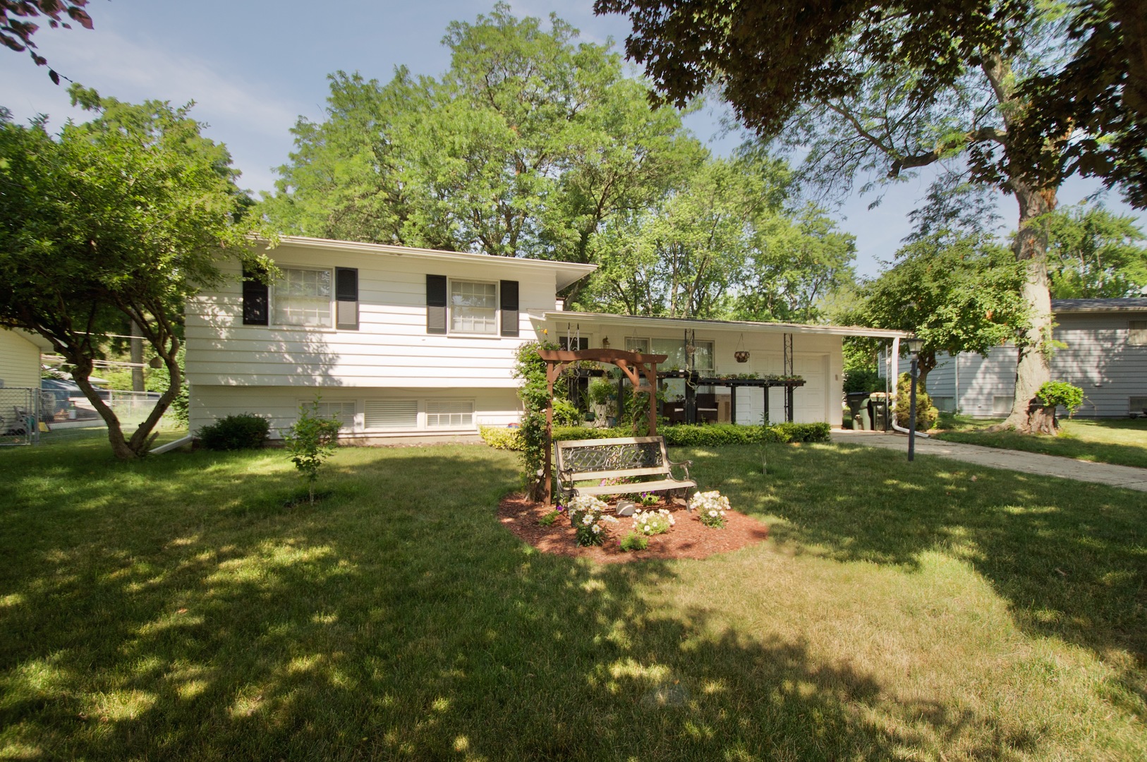 Charming Tri-Level Home in a Peaceful Cul-de-Sac! Welcome to this beautifully updated 3bedroom home, featuring a family room with fireplace and flexible space that is perfect for a 4th bedroom or home office. With 1.5 baths and three generously sized bedrooms, this home offers comfort and versatility for any lifestyle. Recently painted in a modern gray and beige color palette, and complemented by newer light gray carpeting throughout, it's move-in ready and easy to personalize. Spacious eat-in kitchen flows seamlessly into the open main living area-ideal for entertaining and everyday living. Additional highlights include ample closet space, a large backyard with a patio ready for summer gatherings, and a welcoming front porch where you can relax and unwind. Conveniently located near shopping, parks, and recreational amenities, and part of highly rated District 308 schools. Don't miss this opportunity-schedule your visit today and make an offer! Mechanical Upgrades are the new 100amp electric service. Nothing believe wrong but home sale is being conveyed AS IS.