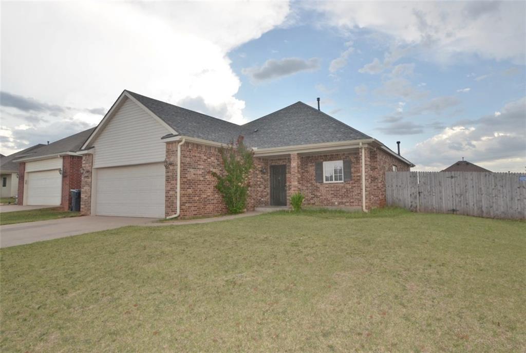 Priced well below comparable homes, this 3-bedroom, 2-bath property offers an outstanding opportunity to own a move-in-ready home just minutes from Tinker AFB! The open floor plan provides plenty of room for everyday living and entertaining. The spacious kitchen offers abundant cabinet and counter space and flows easily into the main living areas. The primary suite features a private bath with dual sinks and a walk-in closet, while two additional bedrooms provide flexibility for family, guests, or a home office. An indoor utility room adds everyday convenience, and the attached 2-car garage provides additional parking and storage. For added peace of mind during Oklahoma weather, the property also includes a storm shelter.Out back, enjoy a private yard and covered patio with plenty of space to relax, entertain, or create your own outdoor retreat. The neighborhood offers a community playground, basketball court, and picnic pavilion for even more ways to enjoy the outdoors. Location is another major advantage! Situated approximately 3 miles from Tinker AFB and just 1/4 mile from I-240, this home makes commuting around the metro quick and convenient. Shopping, dining, and the popular 19th Street amenities are also just a short drive away. With its updates, desirable features, convenient location, and a price positioned well below comparable properties, this home delivers exceptional value. Don't miss your opportunity to make it yours!