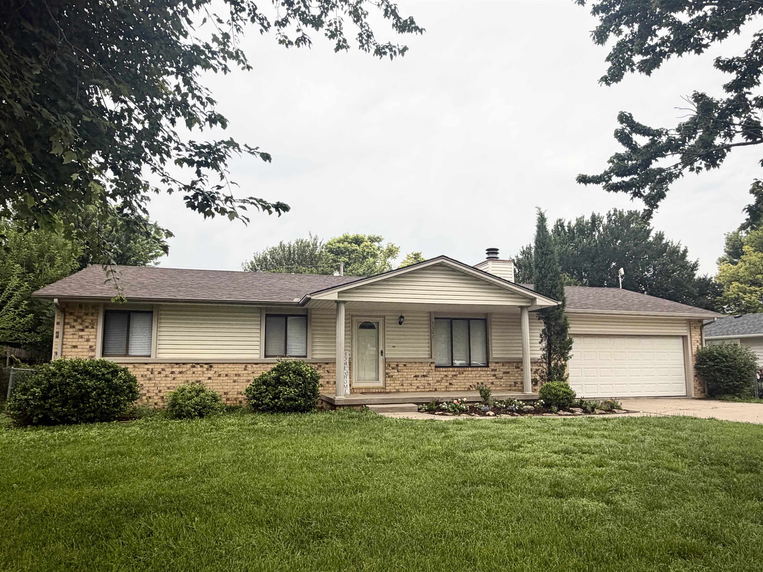 Located in the desirable Lakeside Addition, this attractive 3-bedroom, 2-bath home offers comfortable living in a quiet neighborhood. The 1,232 sq. ft. main floor features a functional layout and includes a stove, refrigerator, and dishwasher, all just 3 years old and remaining with the home. Enjoy the fenced backyard and oversized 2-car attached garage. The full basement is begging to be finished, providing an excellent opportunity to add living space and build equity. Major updates include a new HVAC system installed just 2 months ago and a roof that is only 4 years old. Don't miss this opportunity to make this charming home your own!