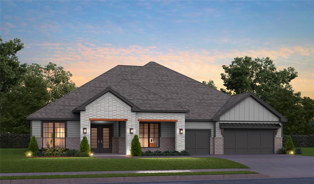 Coming soon to the scenic outskirts of Norman and Newcastle, 4100 Blue Ridge Avenue offers a stunning new construction in the coveted Blue Ridge Estates. This thoughtfully designed home features 3,042 sq ft, 4 bedrooms, 3.5 bathrooms, and a 3-car garage, built with timeless style and modern functionality using the Ridgewood floor plan and Elevation C design. Located on a &#189;-acre lot (mol) in a shop-approved community, the home will welcome guests with double front doors and a wide entryway that opens to a spacious, open-concept layout. Main areas will showcase wood-look tile flooring and a stone-tiled fireplace with a wood mantle, framed by oversized windows for natural light. The dream kitchen includes soft-close custom cabinetry, thick quartz countertops, a large island with farmhouse sink and built-in trash drawer, floating shelves, and Samsung built-in stainless steel appliances, complemented by a decorative vented hood and walk-in pantry. Enjoy added functionality with a dedicated study, powder room, flex space, and a utility room featuring cabinetry and a sink. The serene primary suite will feature dual vanities, a vanity desk, a walk-in shower, a freestanding soaking tub, and a large walk-in closet filled with light. The covered back patio will be wired for gas and TV, perfect for entertaining under Oklahoma skies. Located near HWY 9, I-35, and I-44, this quiet neighborhood lies in the Newcastle School District—including Newcastle Elementary, Middle, and High Schools. Don’t miss this rare opportunity to personalize your home in Blue Ridge Estates. Construction is underway—claim your upgrades and secure your future today.