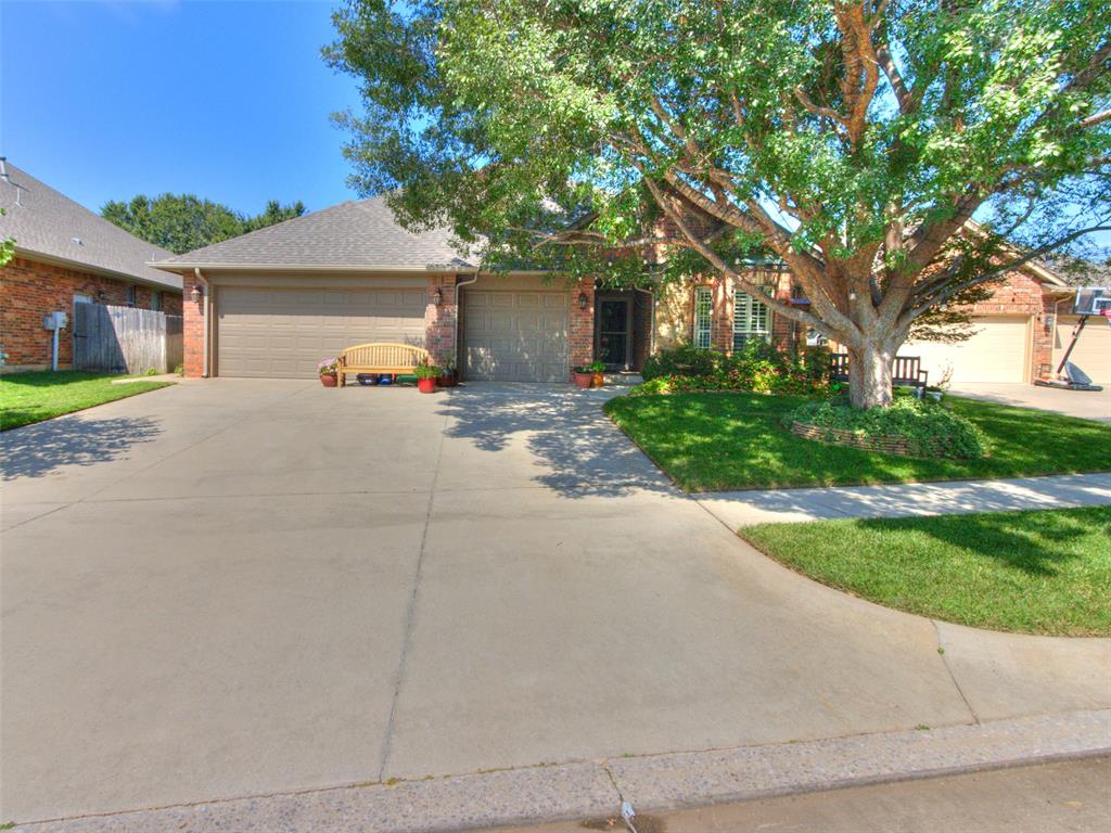 This meticulously maintained, one owner home is located on a quiet cul-de-sac in a highly desirable West Norman neighborhood and School District.  The property boasts 2 Master Suites which is ideal for multigenerational living.  The Master Suite on the ground floor features a large bathroom and large closets as well as access to the back patio.  The upstairs Suite features a private balcony, large shower with a skylight and an abundance of storage.  The floor plan offers a large open Living Room, Dining room and Kitchen, making it perfect for hosting family gatherings.  With custom shutters throughout, 4 Bedrooms, 3 full baths, 3 car garage, irrigation system and a low maintenance yard makes this property  a must see!  The neighborhood includes a community pool, basketball court, walking trail, and several greenbelt areas.  Don't miss this rare opportunity to live on a great street amongst a wonderful community where neighbors look after one another.
