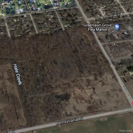 Check this out! Over 40 Acres Hard Corner of Middlebelt and Pennsylvania over 1300 FT of Frontage 1 Mile from Eureka Rd.  Currently Zoned R1A This Property had Preliminary site plans for Multi Family, Single Family and Commercial Including Restaurants and Retail.