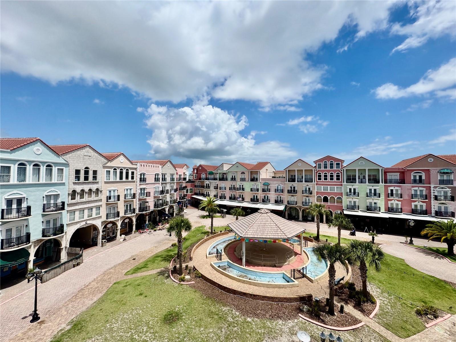 Welcome to European Village — a vibrant and charming community in the heart of Palm Coast. NO Minimum rental period allows for short-term stays — ideal for Airbnb/VRBO income potential.This well-maintained 2-bedroom, 2-bathroom condo is ideally located near the Hammock Dunes Bridge,  quick access to the area’s beautiful beaches in just about 5 minutes.Price includes 4 deeded parking spaces. The community offers a unique lifestyle with a variety of boutique shops, restaurants, and entertainment right within the village. Just across Palm Harbor Parkway, you’ll find a scenic walking and biking trail along the picturesque Intracoastal Waterway. A spacious bedroom and full bathroom with dual vanities and a bathtub. Ready for immediate use or rental Washer and dryer located in a shared closet within the unit. The HOA covers basic cable, internet, insurance, pest control, and trash — offering convenience and peace of mind.New A/C system installed in September 2024 . Located 30 minutes south of St. Augustine, 30 minutes north of Daytona Beach, 1 hour from Jacksonville and 90 minutes to Walt Disney World.
