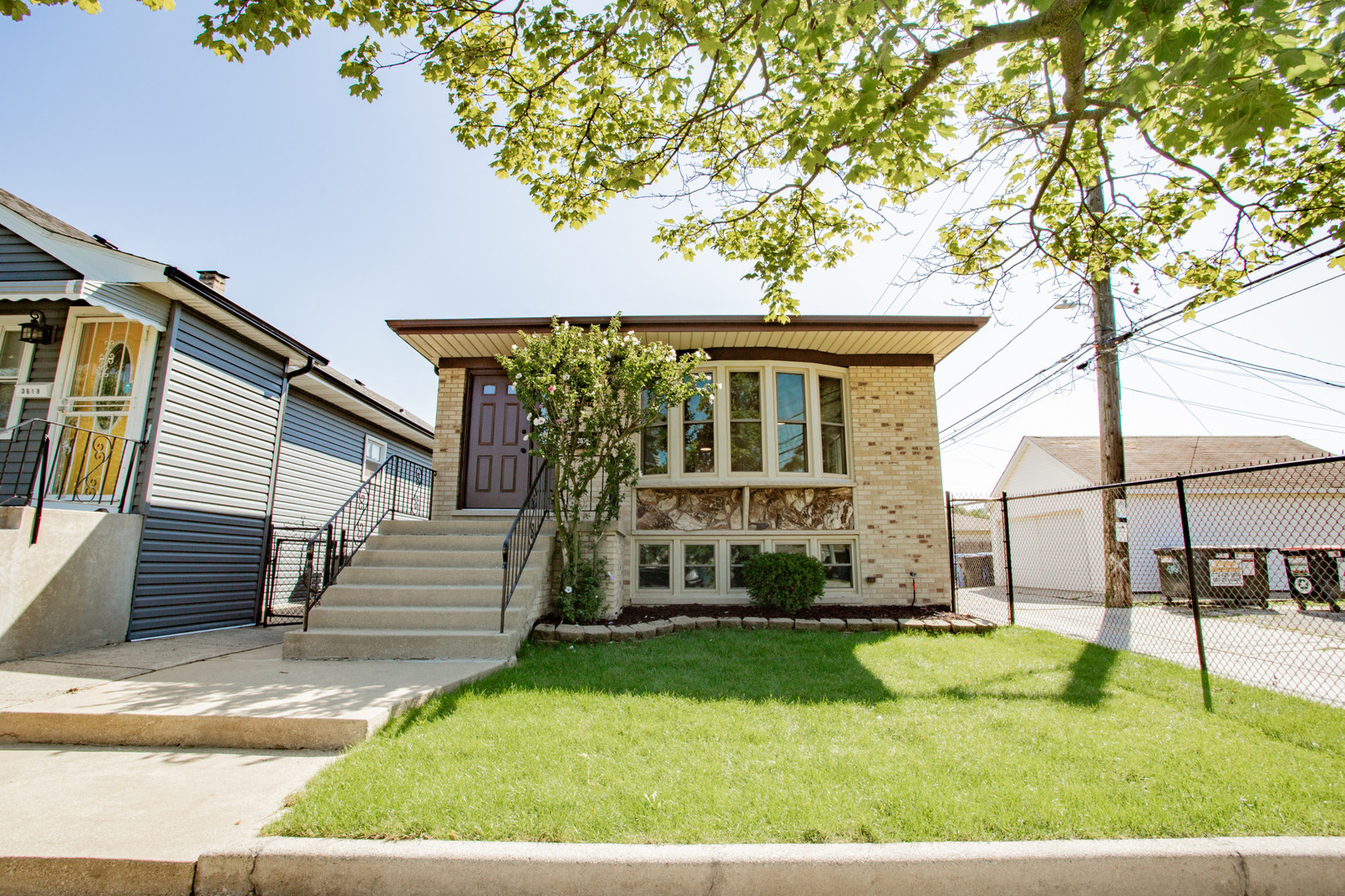 Large newly remodeled 4 bedroom 2.1 bath ranch.  New kitchen with breakfast bar, eating area, stainless steel appliances, quartz countertops. Main bath with double bowl vanity and natural stone. New fixtures, doors, hardware, trim, windows, hardwood floors. Finished lower level with bedroom, bath, recreation room, utility room, new flooring (LVP). Spacious maintenance free patio. 2.5 car garage with oversized door to accommodate larger vehicle. Tons of natural light. Located near schools, parks and shopping.