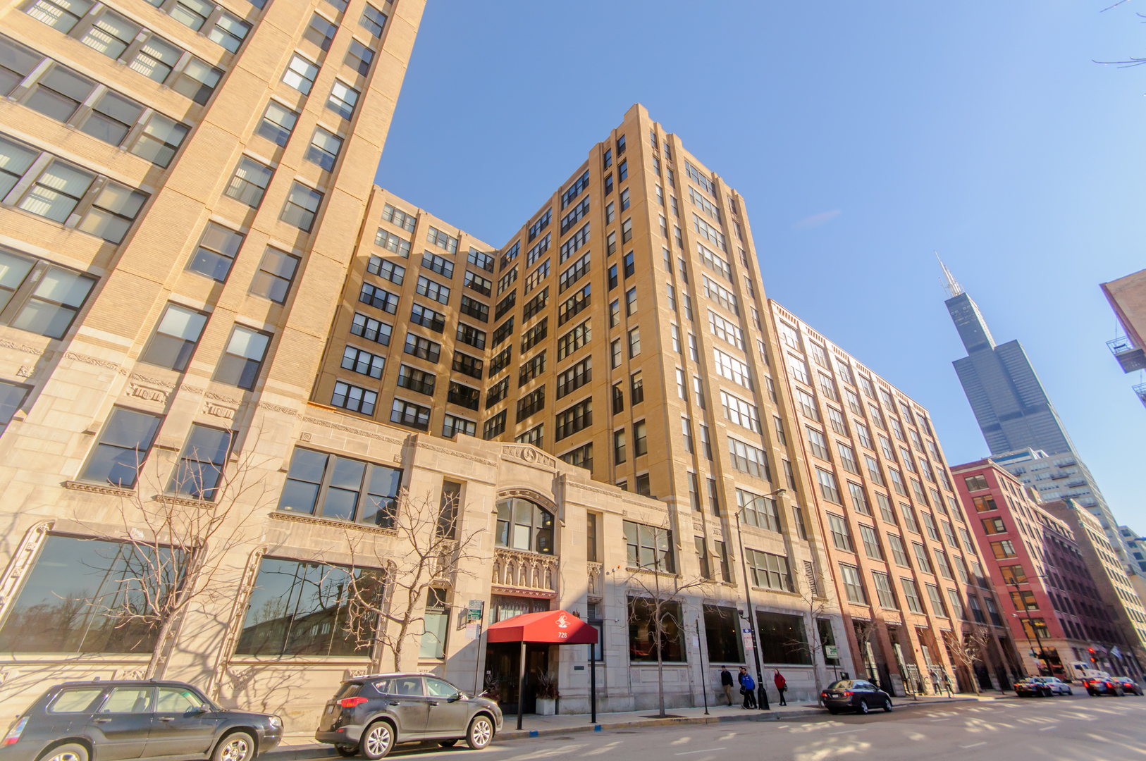 This INCREDIBLE Investor unit comes with a fully Executed Lease thru 12/31/2027 for $2915.00 including Parking.  Discover the allure of this spacious 2-bedroom, 2-bath concrete loft at Haberdasher Square in the vibrant West Loop Gate community! Boasting an expansive 1450 SQFT of living space, this loft offers room for a full-size dining table, perfect for entertaining or enjoying cozy family dinners. With 12 ft concrete ceilings and original hardwood floors throughout, this home exudes character and charm.  Closets galore provide ample storage space for your belongings, ensuring the opportunity for a clutter-free living environment. The large kitchen, complete with an island, seamlessly opens to the living room, creating a welcoming atmosphere for cooking and entertaining. Floor-to-ceiling windows flood the space with natural light, offering breathtaking views of the skyline and allowing for a sunny, cheerful ambiance.  Retreat to the master bedroom, featuring a huge walk-in closet and a step-up bath with a soaking tub, providing the perfect sanctuary for relaxation and rejuvenation. Step outside to your private balcony or enjoy fresh air and sunshine on the shared building terrace and sun deck, where panoramic views of the city skyline await.  Recent upgrades include all new appliances and an HVAC system that are less than a year old, ensuring modern efficiency and peace of mind. ]Convenience is key with a prime indoor parking option - a TANDEM PREMIUM spot C31 is available for an additional $45k, ensuring hassle-free parking in the heart of the city. With a remarkable 99% Walk Score, 92% Transit Score, and 88% Bike Score, this location is a commuter's dream! Walk just 0.3 miles to reach the Blue Line & BNSF Northern Stop, providing easy access to public transportation. Enjoy seamless access to the L Train system, Chicago Union, and Metra stations.  West Loop Gate is renowned for its bustling nightlife, eclectic dining options, and rich cultural scene. You're mere minutes away from a plethora of dining options, grocery stores, coffee shops, and retail stores, all within a 5-minute stroll from your doorstep. For outdoor enthusiasts, both humans and furry friends alike, nearby parks such as Trio Apartments, West Wayman Street, D'Angelo Dog Park, Southbank Riverwalk, Fulton River Park, Mary Bartelme Park, Heritage Green Park, and Printers Row Park offer green spaces and recreational amenities for residents to enjoy.  Enjoy the perks of full amenity living with 24-hour door staff, an exercise room, in-unit laundry, a hospitality room, outdoor grilling area, bike room, basketball court, and more! This property is not just a home; it's a lifestyle.  Don't miss out on this rare opportunity to experience the best of city living. Schedule your tour today and make this urban oasis your new home sweet home!