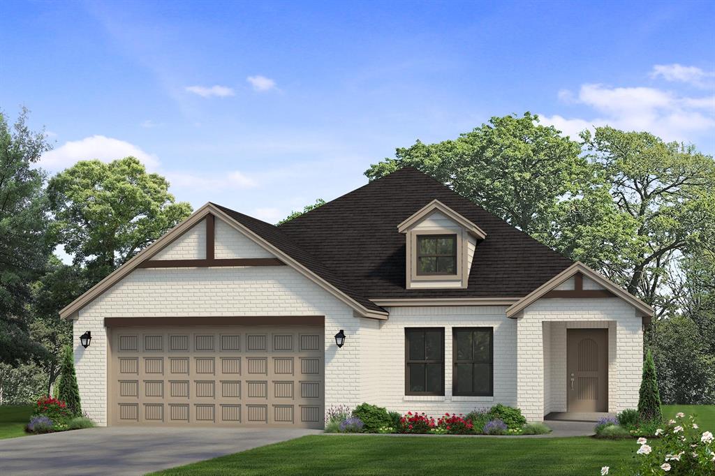 This new construction home in Danforth Crossing showcases beautiful curb appeal with its sleek modern exterior. The front entry opens into an airy dining room and kitchen with a large island, and walk in pantry. The living room features a gas fireplace, vaulted ceiling, abundant natural light, and overlooks a spacious covered back patio. The private primary suite includes a large shower with Schluter waterproofing and a massive walk-in closet. Three additional bedrooms are located on the opposite side of the home, sharing a full bath and linen closet. The laundry room includes extra storage, and a built-in mud bench sits near the garage entry. This home is includes a full sprinkler system, tankless water heater, healthy air filtration, smart system, and storm shelter. This home offers unmatched energy efficiency, comfort, and air quality for long-term savings. Innovations include a thermal enclosure with 2"x6" walls and spray foam insulation, water/moisture barrier, ENERGY STAR appliances, and high-performance windows.