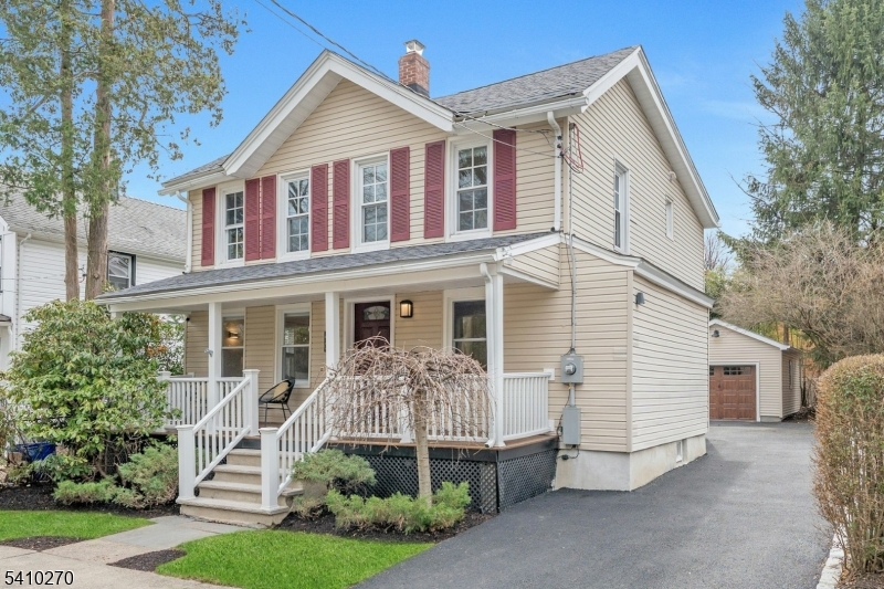 Downtown living at its BEST! Ideally located on a quiet street just blocks away from Montclair's fabulous restaurants, shops and theaters, this beautifully renovated 3BR, 2.5BA gem delivers in every way. Thoughtfully updated from top to bottom, blending classic charm with high-end finishes and modern comforts. The 1st floor welcomes you with the inviting flow of an open-concept LR/DR space with gleaming hardwood floors, an eat-in chef's kitchen features large center island, marble countertops, premium wood cabinetry, Bosch fridge & dishwasher, walk-in pantry w/ custom butcher block counters & wine rack. A chic powder room and convenient side-entry mudroom complete the main level. Upstairs, the spacious primary suite feels like a private retreat, with two walk-in closets and ensuite bath offering double vanity, air- jetted soaking tub, and in-suite laundry for ultimate convenience. Two additional sunny, generously sized bedrooms w/cozy sitting area and a well-appointed hall bath round out the 2nd fl. Love to entertain/play outdoors? Four-panel sliders open to your fully fenced private yard w/mature plantings, ArmorTec patio, electric awning, & new wood playset.  An updated garage with EV charger, new driveway, newer roof, CAC, updated electric & plumbing, tankless water heater, Pella windows & door, and Culligan water purification system mean you can move in with total peace of mind. A fabulous house in a fabulous town- and LOW TAXES too! :)) Move in and ENJOY!