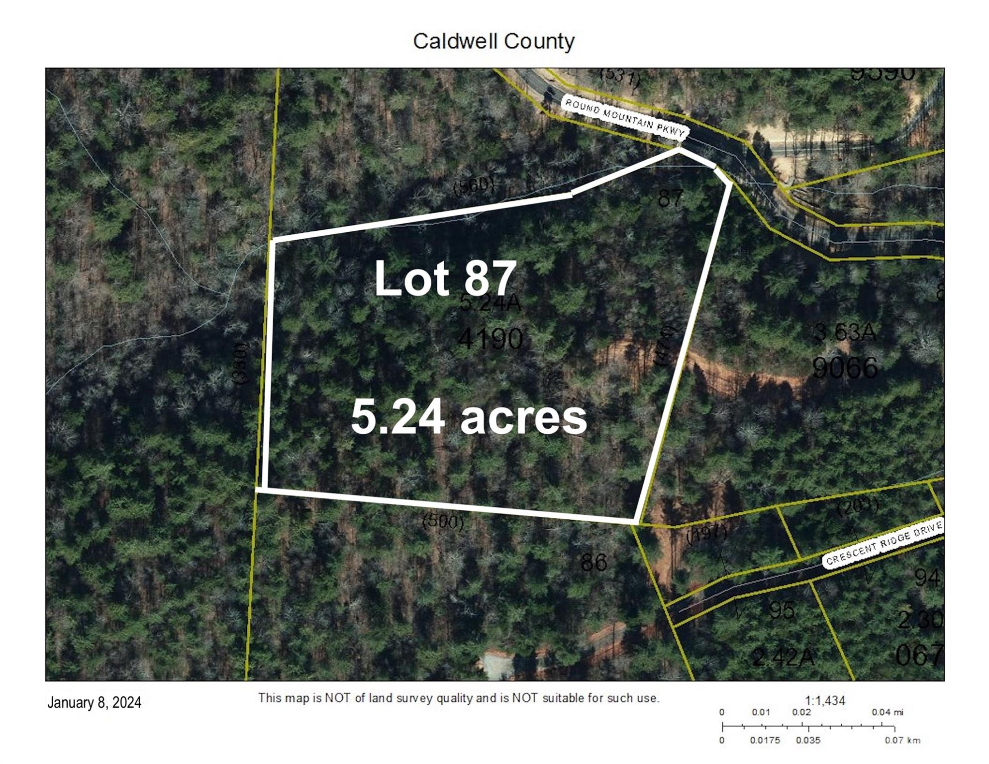 5.24 acres, Lot 87 Round Mountain Parkway Lot 87