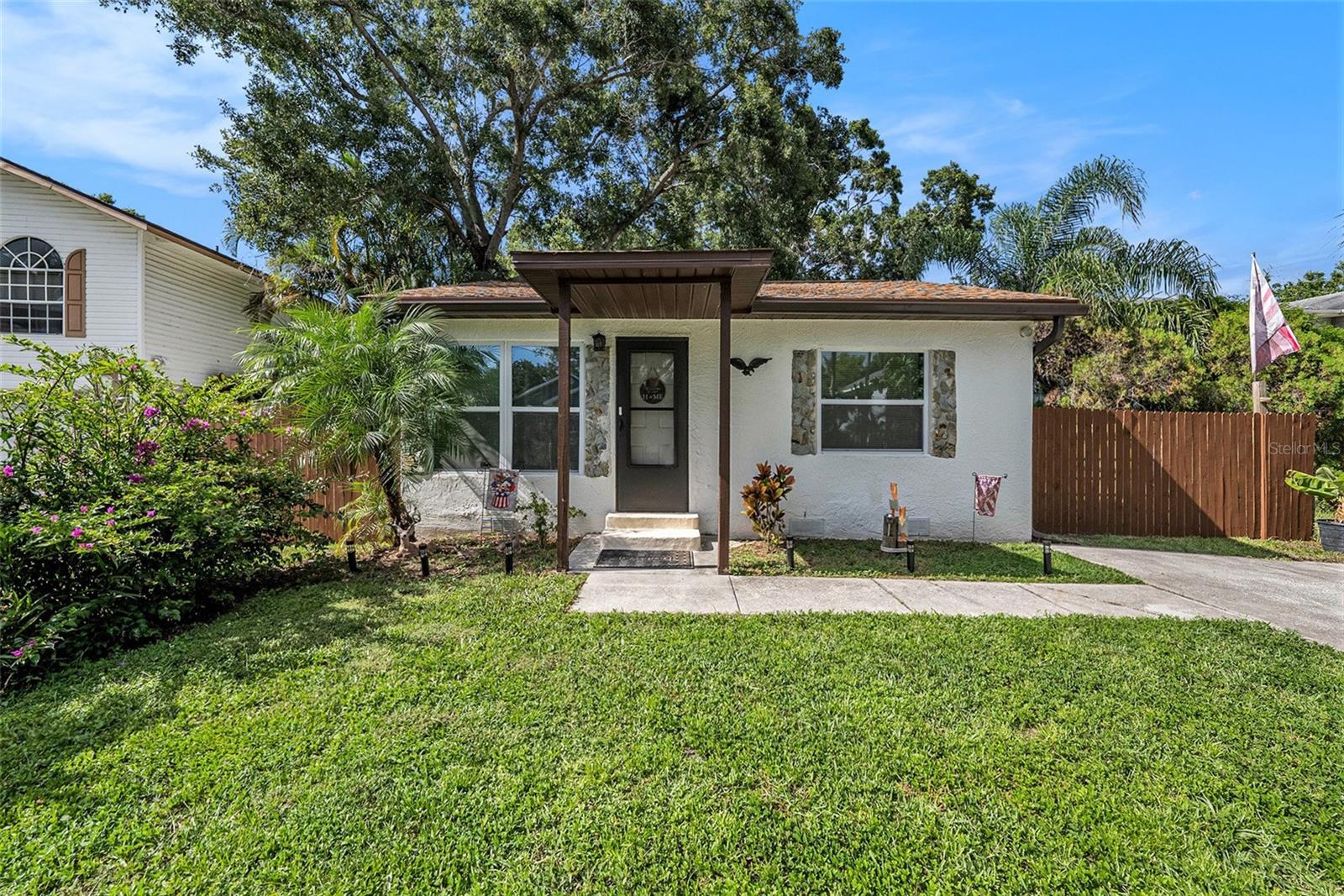 ** OWNER OCCUPIED! PLEASE Schedule Showing In Showingtime and Notify/update Showingtime if unable to show/running late or need to reschedule showing - Pet/Guard Dog on premises *** - Buyer(s) / Buyer's Agent to Verify ANY and ALL Listing Information - NO HOA/CDD - Seller('s) NOT Interested in Seller/Creative Financing or lowball cash offers - Home previously flooded 12inches in Helene HAS NO Previous Flood History prior to Helene, Flood Insurance $6,000 / year - NEW LVP Floors, Int. and Ext. Paint, Primed and Eves sprayed, New Cabinets, Counter tops, Doors and Doorframes, Drywall cut 3ft up and replaced, with beams sprayed/treated and new Insulation, Several Windows Hurricane/Storm Rated, Electrical pole replaced and raised with new cable, panel replaced, 150service upgrade, 2 grounds. 30amp RV/Accessory Plug. Gutters May 2025, Roof 8 years old with June 2025 Flat Roof. 2023 Wall Unit AC. 2014 Water Heater. Above Ground Pool 10x16 with Deck (Seller's understand it needs work and are ready to negotiate if needed). CookShed 10x20 with attached 10x25shed built on the side both with electrical throughout. Rear Storage room enclosed exterior access from home. Tiki Bar no elec. 12x20 with tin roof.
Public Remarks
Welcome to this beautifully updated 1956 cottage in Ozona, offering 2 bedrooms, 1 bathroom, and 864 square feet of interior living space on a spacious 0.14-acre lot. This charming home has undergone extensive renovations, including NEW 2025 Luxury Vinyl Plank Flooring, Fresh Interior and Exterior Paint with Primed and Sprayed Eaves, Brand-New Cabinets, Countertops, Doors, and Doorframes. The drywall was professionally cut and replaced three feet up, with treated beams and new insulation throughout. Several new windows are hurricane/storm-rated for added peace of mind, and the electrical system has been fully upgraded with a new panel, 150-amp service, two grounds, and a raised exterior pole with a new cable. There's also a 30-amp RV/accessory plug!
Additional features include a 10x16 above-ground pool with surrounding deck, a 10x20 CookShed with an attached 10x25 shed—both powered with electrical throughout—and a rear storage room with exterior access from the main home. A 12x20 tiki bar with a tin roof offers additional outdoor entertainment space. The home sits on a solid concrete perimeter foundation with crawl space access via the kitchen/dining area, and recent updates also include May 2025 gutters and a flat roof replacement scheduled for June 2025. The main roof is approximately 8 years old, with a 2023 wall unit AC and a 2014 water heater.

While the property did take on approximately 12 inches of water during Hurricane Helene, this is the first known instance of flooding since the home was built in 1956. Flood insurance required by the lender. Schedule a showing todat and enjoy making this home your own in an unbeatle location minutes from some of the best beaches in the country! Only a 10min drive across the beautiful Dunedin Causeway to HoneyMoon Island, and within Walking Distance to Speckled Trout Marina, Ozona Fish Camp, Coastal Ozona Marina, Maker 26 Boat Rentals, and Several other Marina's. Also nearby you have the Sutherland Bayou Boat Ramp, Sunderman Sports Complex, Palm Harbor University High School, Ozona Elementary School, and so much more.