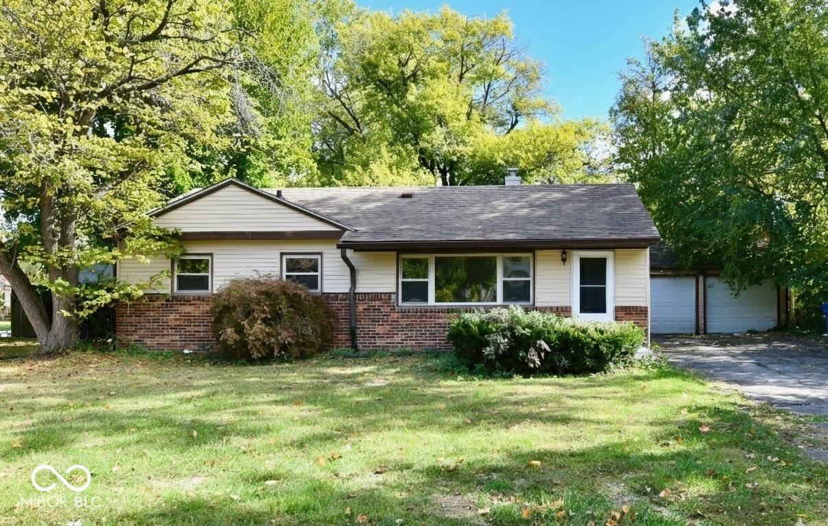 Great opportunity in Carmel! Move right into this charming, freshly painted Ranch on a generous lot at 11035 Central Ave. in desirable College Heights. Built in 1956, this single-story home offers an inviting kitchen, 3 bedrooms, 1 bath, 960 sq ft, and a 2-car detached garage. Expansive lot provides ample outdoor space-all just minutes from Central Park, the Monon Trail, groceries, and dining. Enjoy cozy living with fantastic access to city amenities & more. Property is being sold as-is.