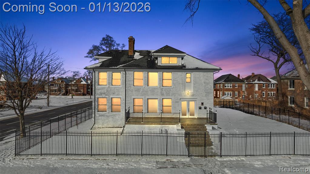 Completely renovated from top to bottom, this impressive duplex on Gladstone Street is located in Detroit’s Virginia Park neighborhood and offers over 4,800 square feet of total living space. Each unit features over 2,400 square feet with four bedrooms, an additional flex/bonus room, and two full bathrooms. Updates throughout include all-new windows with new window treatments, updated mechanical systems, luxury vinyl plank flooring in main living areas, and new carpet in bedrooms. Kitchens feature granite countertops and shaker-style cabinetry, with the second-floor unit offering a walk-in pantry. Bathrooms include both a tub and a separate stand-up shower. Additional highlights include in-unit laundry, electric fireplaces, and ample natural light throughout. The basement provides generous space for additional storage and serves as a shared common area for both units. Exterior improvements include a new roof on both the home and garage, updated landscaping, and a fully fenced lot enclosing the entire property. Conveniently located near The Congregation, The Rectory, Henry Ford Hospital, Gordon Park, and within close proximity to downtown Detroit’s dining, shopping, and entertainment options. This fully renovated duplex offers flexibility for owner occupancy or investment with substantial living space and modern updates throughout.