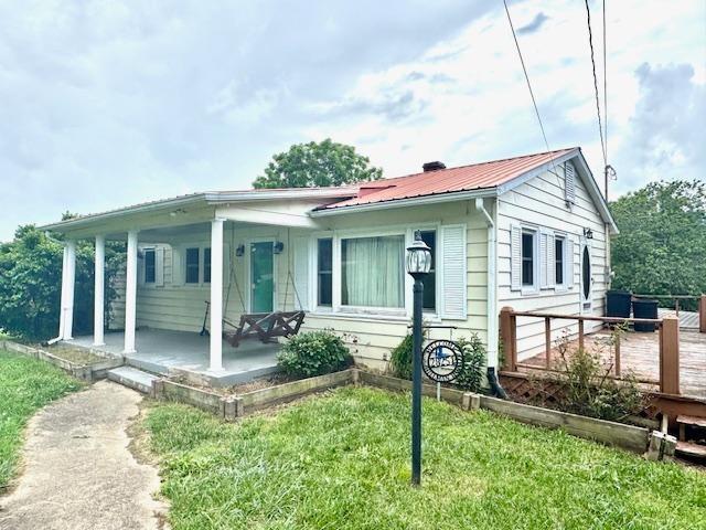 This one level ranch is situated on a nearly level lot! Along with the great location just off I-81, the property features a detached garage and outbuilding. The basement also includes one bedroom, one full bath, and laundry area that are not included in the total square footage. There are heat pump vents and a natural gas wall heater in the basement, as well as a sunroom/multi-purpose which has no permanent heat source. Schedule a showing soon!