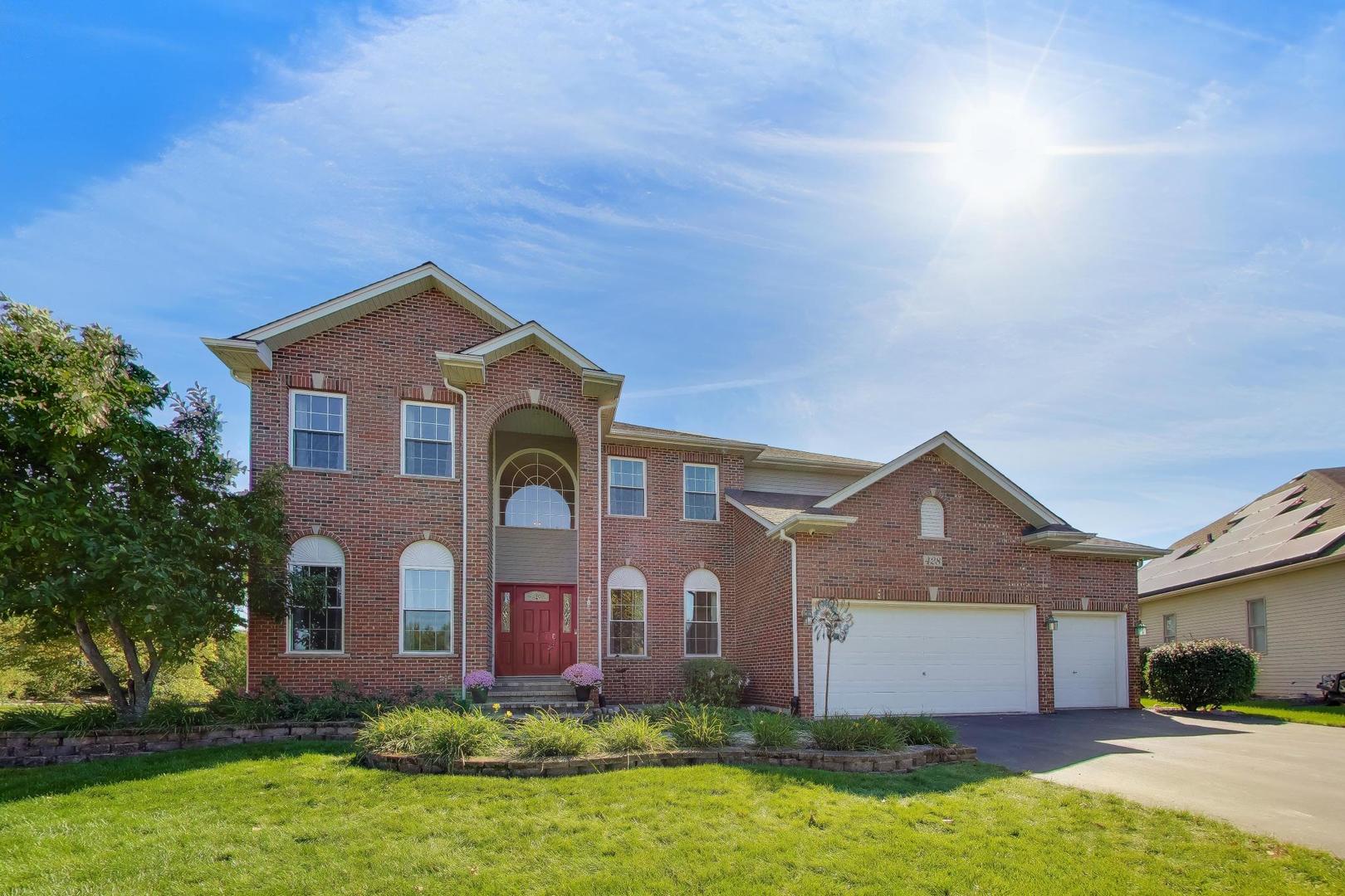 CUSTOM-BUILT with OVER 3,200 SQ FT ABOVE GRADE plus a FINISHED BASEMENT, this Deerpath Creek home delivers the kind of space and flexibility that's increasingly hard to find. A TWO-STORY FOYER opens to separate living and dining rooms, while the expansive family room features a FIREPLACE and flows easily into the kitchen with island, breakfast area and table space. In 2018, PREFINISHED HARDWOOD FLOORING was added to previously carpeted areas on the main level, with laminate flooring added to the laundry room. A MAIN-FLOOR BEDROOM AND FULL BATH creates an ideal setup for guests, extended family or a private home office.    Upstairs, the spacious PRIMARY SUITE features a LARGE WALK-IN CLOSET and REMODELED PRIVATE BATH, along with three additional generously sized bedrooms.  The home offers 5 BEDROOMS AND 4 FULL BATHS across its three levels. The FINISHED BASEMENT expands the living space even further and includes a FULL BATH WITH WALK-IN SHOWER, while a separate unfinished area provides plenty of storage.    Significant updates include ROOF 2019, FURNACE & A/C 2018, WINDOWS 2023-2024, NEWER FRONT AND SIDE ENTRY DOORS, GARAGE DOOR OPENERS 2024, DISHWASHER 2024 and GE GAS RANGE 2023. Custom MOTORIZED LIVING ROOM BLINDS and sliding-door blinds were added in 2025, while a WHOLE-HOUSE FAN provides an additional cooling option during milder weather.    Outside, a TWO-LEVEL DECK with TREX DECKING and cedar railings overlooks an EXCEPTIONALLY DEEP CUL-DE-SAC LOT, with a patio, FIRE PIT AREA and HOT TUB creating additional outdoor living space. The THREE-CAR GARAGE offers shelving and a dedicated workbench area. Located in OSWEGO SCHOOL DISTRICT 308 with nearby WALKING TRAILS, PARKS AND PRAIRIE POINT ELEMENTARY, plus convenient access to Route 34 shopping and I-88.