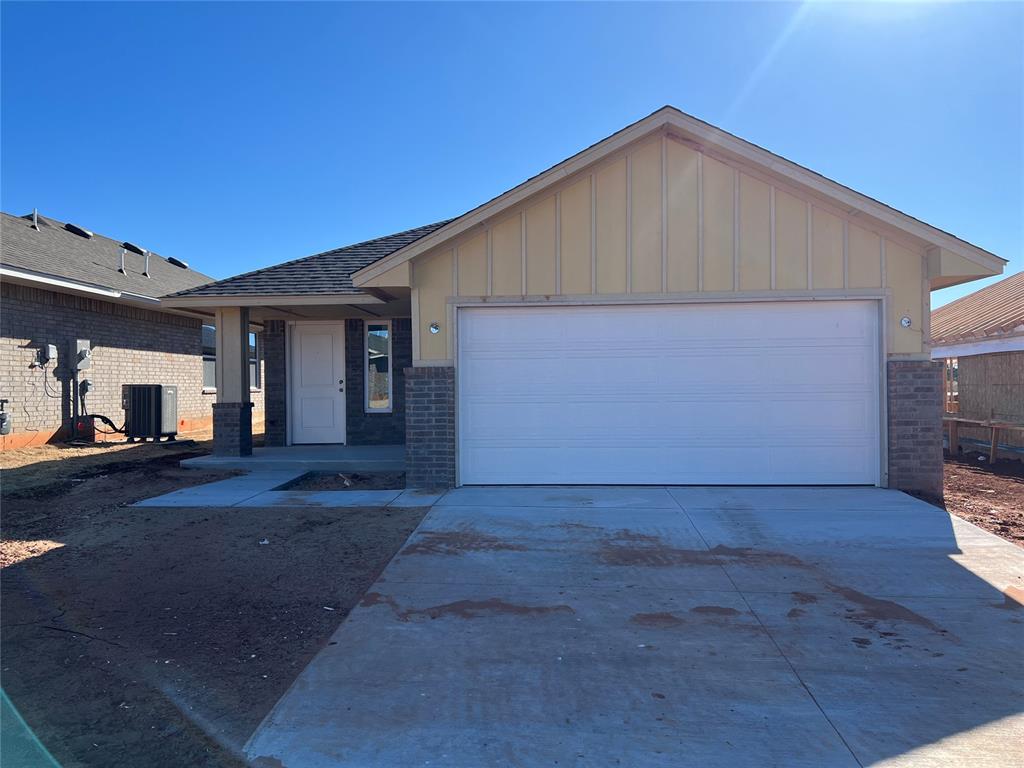 This wonderful home has an open layout that you will love! The living room, dining room and kitchen flow seamlessly into each other. The kitchen is loaded with custom cabinets, quartz tops, a big island, deep undercounter sink, stainless steel Samsung appliances, beautiful tile backsplash and more! The primary bedroom has two large windows letting in lots of natural light. The primary bathroom features a large floor to ceiling tiled shower. Both spare bedrooms are very spacious with large closets. Fantastic utility room with built-in shelving. Great location! And so energy efficient. Come and check it out!