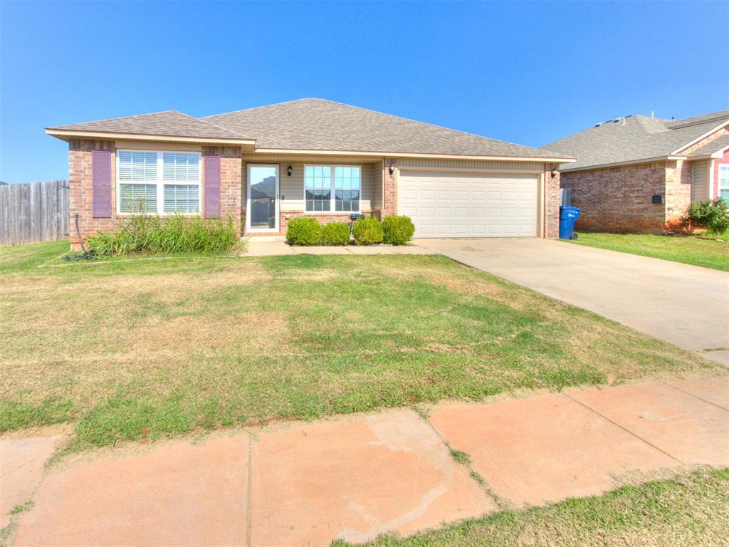 Welcome to this 4-bedroom, 2-bath home located in the desirable Moore School District. Featuring an open-concept layout, a split-bedroom floor plan, and an attached 2-car garage, this home offers comfortable living in a convenient location. The fenced backyard provides space to relax or entertain, and the home is conveniently located near shopping, dining, schools, Tinker Air Force Base, and major highways. Property is being sold as-is.