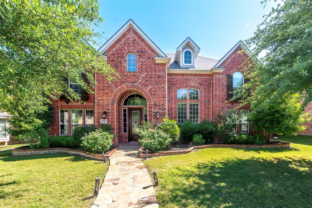 This is it! Best Deal in the neighborhood! Nearly 100K below city assessed value! The homeowner has recently done an exceptional job updating this popular floor plan with all the right colors and custom touches. Hand-scraped hardwoods added just three years ago and beautiful plank tile flooring in the kitchen create a fresh, modern look. The chic kitchen features a custom butcher block island, built-in coffee bar, and stylish finishes that truly make it the heart of the home.The stunning first-floor primary suite offers a private retreat, along with a guest bedroom or study and full bath downstairs for added flexibility.Upstairs you’ll find three spacious bedrooms, two full baths, a huge game room, and an impressive media room with sliding barn doors — perfect for entertaining. Media room equipment can remain with an acceptable offer, making this home truly move-in ready.Major updates include a roof replaced in 2024,offering peace of mind for years to come. The foundation is in excellent condition — see attached licensed engineer’s report for additional confidence. Upgraded lighting fixtures throughout complete this turnkey home that’s ready for you! (Water Heater and HVAC 2019, light fixtures 2020)EV charger will stay with the property!