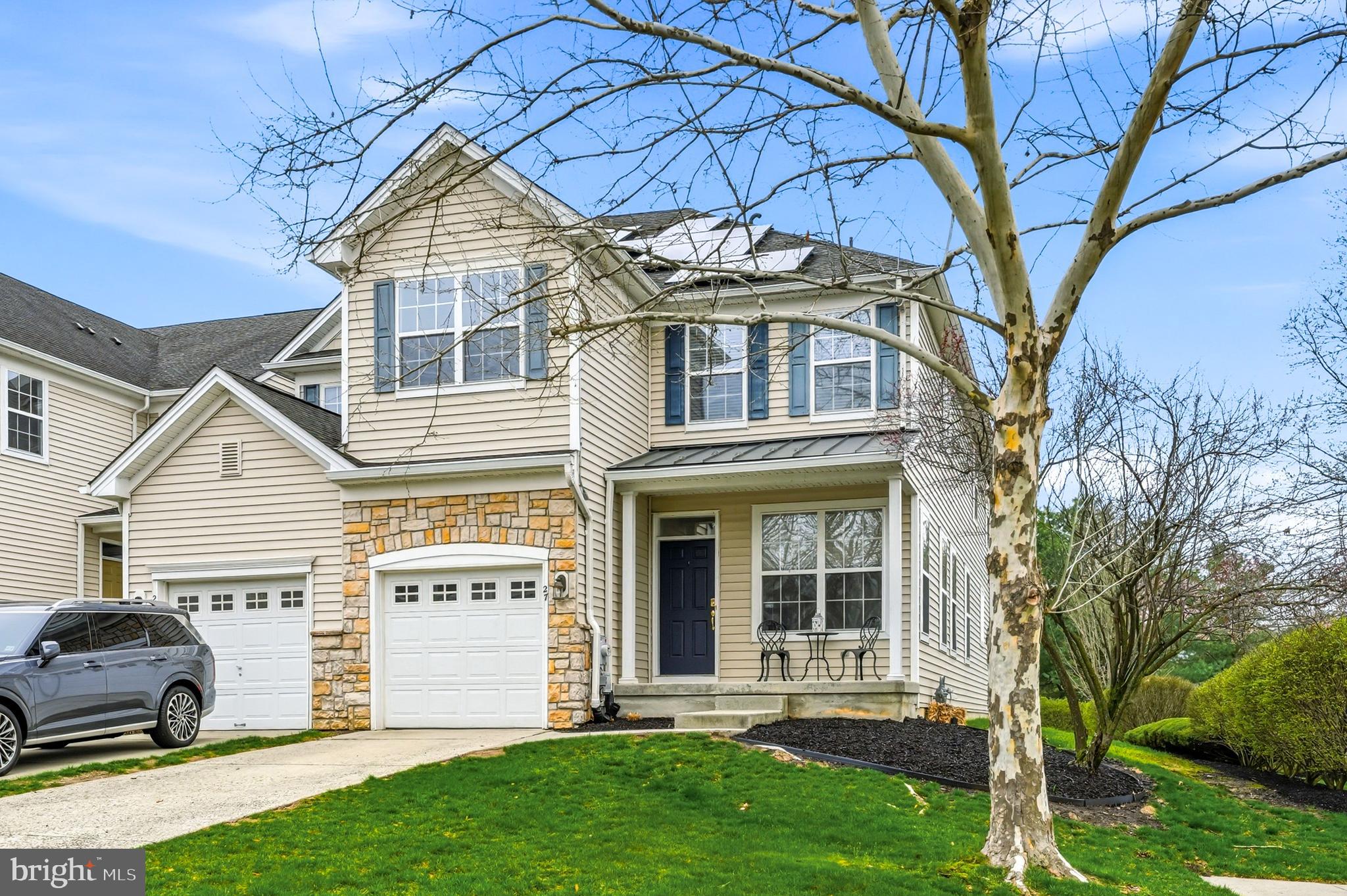 A must see meticulous end unit in Rancocas Pointe. Exceptionally well maintained town house both inside and out which is move-in ready. First floor boast hardwood floors and a fireplace with an open floor plan. Natural light flows through the vaulted ceilings in the family room. Upstairs are three bedrooms with the master featuring a shower, a garden style tub and a large walk in closet. Besides the two additional bedrooms, this level accommodates the laundry area and a full bathroom. The basement is fully finished and has a large unfinished area which can be used for storage, a work shop or a home office. This property is extremely close to Route 295, Centerton Shopping Mall, Costco, Target and Wegmans. This home will not last long!