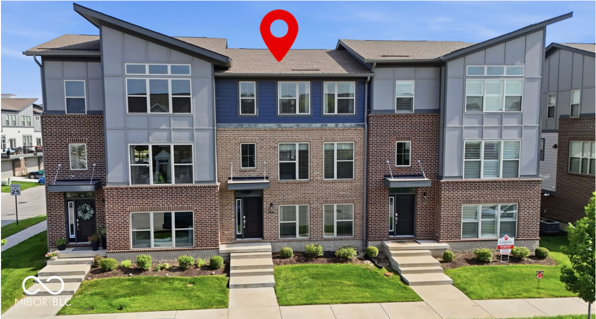 Welcome HOME to LOW MAINTENANCE LIVING AT IT'S BEST. - a stunning 3-level townhome in the Parkside Towns at Saxony. Built in 2020, this contemporary townhome offers 3 bedrooms, 2 full baths, and 2 half baths spread across three thoughtfully designed levels.Step inside to find luxury vinyl plank flooring flowing throughout the main and lower levels. The heart of the home is the gourmet kitchen, featuring a large center island with breakfast bar seating, quartz countertops, a stylish tile backsplash, and stainless steel appliances - including a gas range. The open-concept main level also boasts a spacious great room, a dedicated dining area, and a flex space perfect for a home office or sitting room.Upstairs, the primary suite offers a private retreat with a spa-inspired ensuite bath featuring dual sinks, an oversized tile shower, and a generous walk-in closet. Two additional bedrooms, a second full bath, and a convenient upper-level laundry room complete the top floor.The finished lower level adds even more versatility with a large bonus room and a half bath - ideal for a media room, gym, or guest space. Outdoor living shines with an upper balcony, perfect for morning coffee or evening relaxation.Enjoy all the amenities Parkside Towns at Saxony has to offer:pool, parks, playgrounds, and walking trails. Located just minutes from I-69, Ruoff Music Center, Geist Reservoir, IU Health Hospital, and Hamilton Town Center for premier shopping, dining, and entertainment. Oversized 2-car garage with 4-foot storage bump, energy-efficient mechanicals, water softener, and smart home features round out this exceptional home.