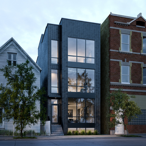 Introducing East Humboldt Park's premier new construction development, set for summer move-in! Built with RM4.5 zoning, these units offer significantly more space than typical 3-flats. High-end finishes throughout, including a chef's kitchen with European cabinetry, quartz countertops, and stainless steel appliances. Luxurious spa-like baths feature porcelain tile floors and ample storage. Expansive front windows and premium European tilt-and-turn windows provide exceptional insulation, soundproofing and incredible natural light. This unit has 2 bedrooms AND a built out office space and wet bar with additional storage on the top floor for those that work from home! Outdoor living is unparalleled-Unit 3 enjoys a private rooftop with breathtaking city views as well as including a rear balcony. Limited customization options available-act now to make it yours! Incredible A+ location close to Spinning J and California Clipper, Lucy's. Delivery is end of August, 2025.