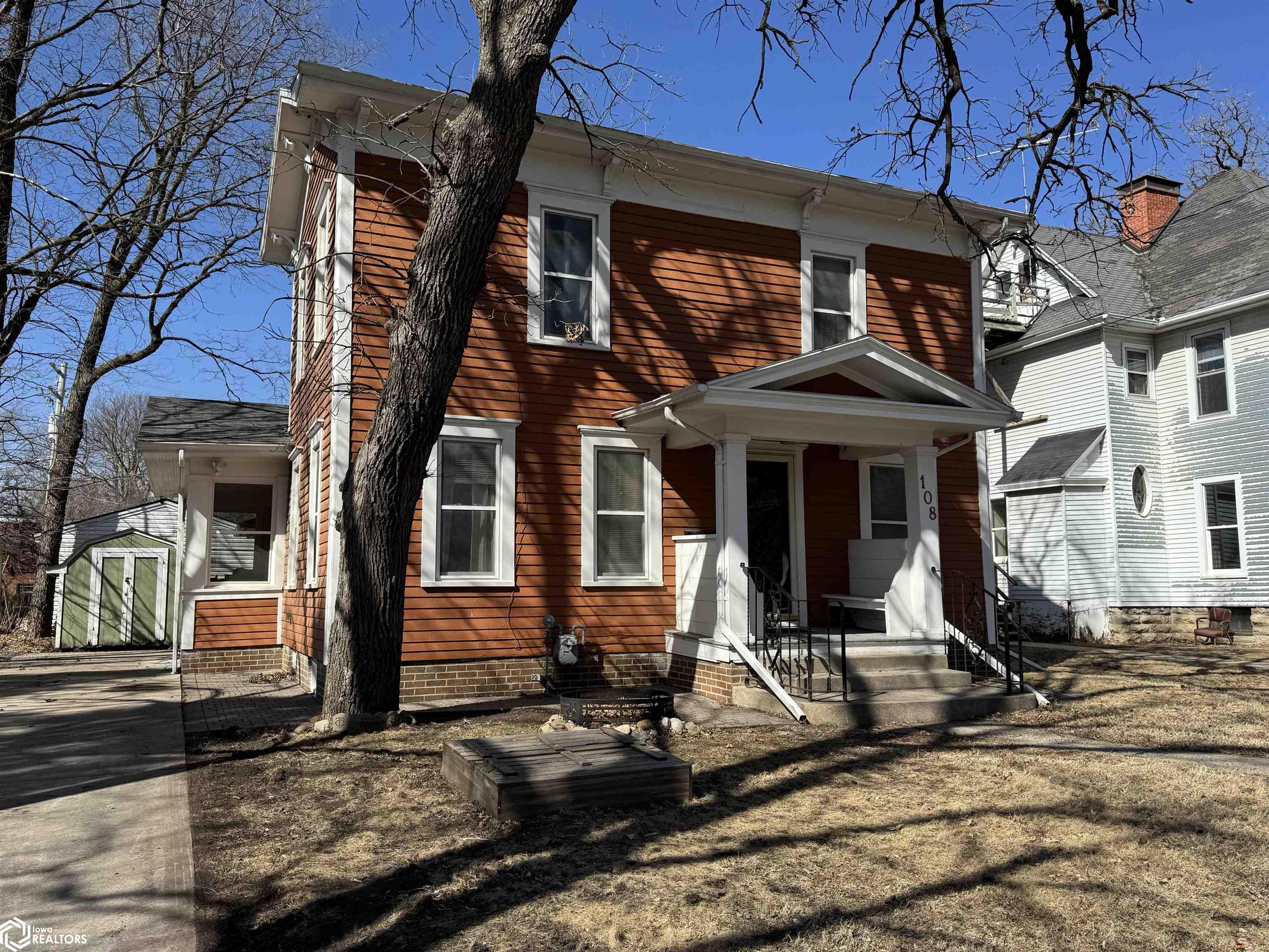 A piece of River City History!  This pre-1893 Italianate Charmer features 3 BR, 2BA, Main-floor laundry, Built-in hutch, Screened Porch and Updated Kitchen and Baths.  Both the main-floor bedroom and one of the upper bedrooms have direct access to a bath making this a little luxury uncommon for it's age.  Located steps from the Meredith Wilson footbridge & the MacNider museum, you're in the heart of all the nightlife, restaurants, arts and sports that downtown Mason City has to offer.  Call a Realtor today and take a look for yourself!