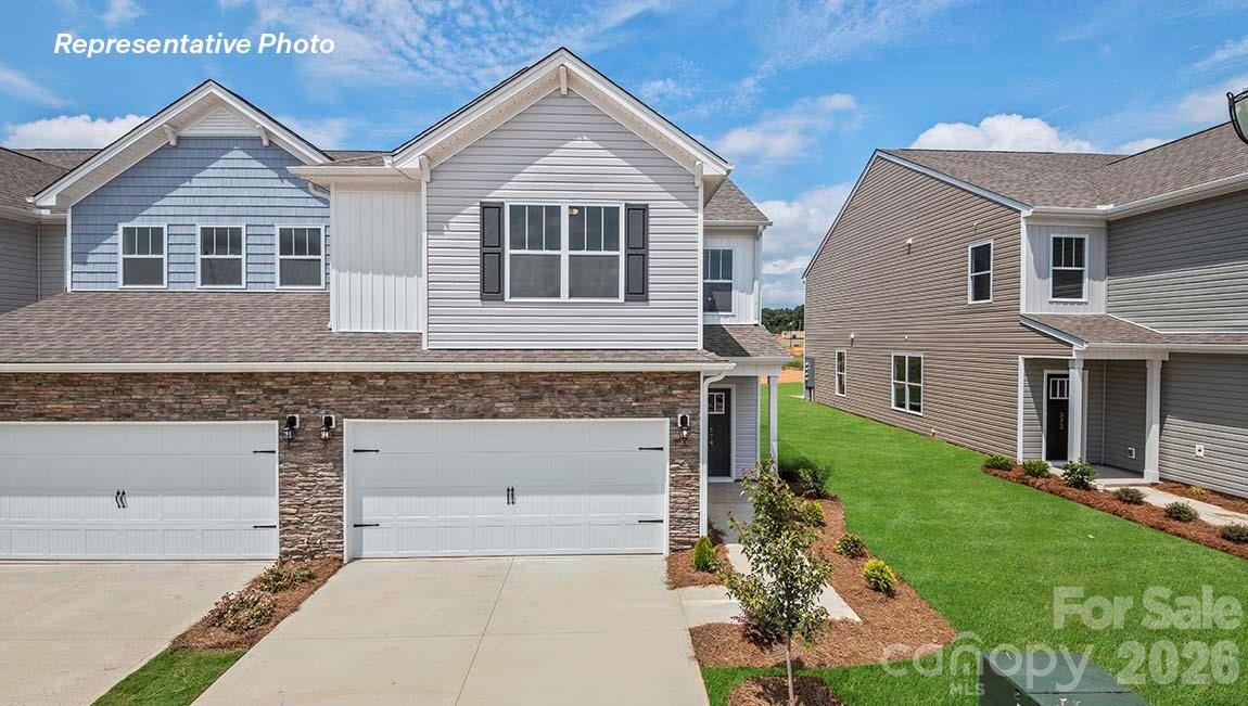 The Linville is one of our two-story townhome floorplans featured at Skybrook Corners in Concord, North Carolina, conveniently located just north of Charlotte. This townhome offers 2,439 sq. ft. of living space, 4 bedrooms, 3 bathrooms, and a 2-car garage. Upon entering the home, you’re greeted by the inviting foyer that leads you to the kitchen on the right, which overlooks the dining room and living room, and features stainless steel appliances, quartz countertops, and spacious walk-in pantry, and an island perfect for cooking or entertaining. Just off the living room you will find your first secondary bedroom connecting to a full bathroom ensuring privacy and conveniency. Out back is the patio, perfect for outdoor entertaining or enjoying beautiful weather. Elevating up to the second floor you will find your primary bedroom which boasts a walk-in shower, a bathtub, dual vanity with plenty of sink space to share, a roomy walk-in closet, and a water closet for ultimate privacy. The loft offers a flexible space that can be used as a media room, playroom, or fitness space and conveniently connects to a full bathroom with a tub-shower combo. The laundry closet is just off the loft. The two secondary bedrooms provide ample natural lighting, and a storage closet is nestled in the corner of the loft.With its thoughtful design, spacious layout, and modern conveniences, the Linville is the ideal place to call home at Skybrook Corners. Contact us today to schedule a tour!
