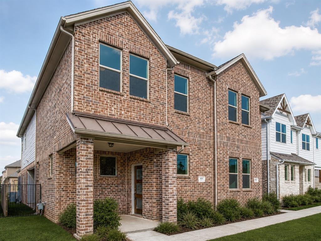 Not your average rental! This stylish 3-bedroom, 2.5-bath townhome in EMS ISD offers modern finishes, plenty of space, and quick move-in availability! Fresh paint throughout and new carpet installed this year.The main level features a large living area that opens to a beautiful kitchen with custom white shaker-style cabinetry, a large granite island with Silgranit composite sink, stainless steel gas cooktop appliance package, and stainless steel side-by-side refrigerator included. Upgraded 18x18 tile flooring runs throughout the downstairs living areas, complemented by modern lighting, plumbing fixtures, hardware, and finishes.Upstairs, a secondary living flex area leads to three split bedrooms. The spacious primary suite features dual sinks, granite countertops, a large walk-in closet, and an oversized fully tiled walk-in shower. Granite countertops are featured in all three bathrooms. A separate laundry room provides additional convenience.Enjoy a covered front porch plus a private side terrace with a small fenced area. Additional features include a tankless water heater, energy-efficient construction, a 2-car garage, and a large driveway for additional parking.Professionally maintained front-yard landscaping with biweekly service is included in the rent, making this an easy, low-maintenance place to call home.Conveniently located with easy access to Lockheed Martin, NAS JRB Fort Worth, Downtown Fort Worth, shopping, dining, parks, and Eagle Mountain Lake, plus walking distance to the elementary school.Available for quick move-in. Landscaping included. No pets allowed.
