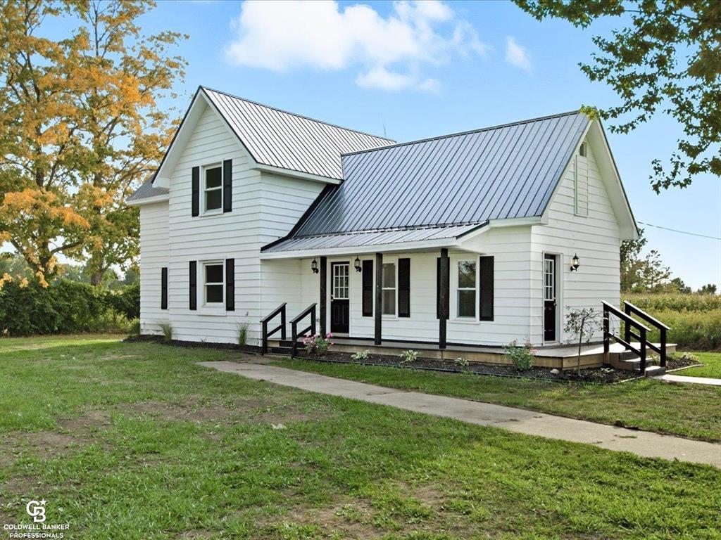 Welcome home to 2.5 acres of peace and privacy in Wales Township! This beautifully renovated two-story home has been fully redone. Inside, you'll find all-new drywall/paint, flooring, plumbing, electrical, and mechanical systems, plus a modern kitchen and refreshed bathrooms. A black metal roof adds both style and durability to the home and garage. The detached two-car garage includes a new concrete pad and brand-new garage doors already ordered! For extra space, the 47x32 pole barn offers incredible versatility, whether you need a workshop, storage, or room for hobbies. This home combines country charm with modern living!