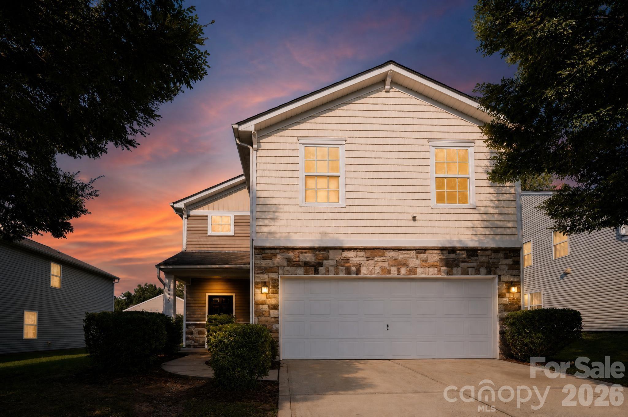 Move-in ready 3-bedroom, 2.5-bath two-story home in the Woodbury community. The home has been freshly repainted throughout, with new wood-plank-look flooring on the main level and new carpet upstairs. Enjoy Woodbury's resort-style amenities, including a clubhouse, junior-Olympic pool with water park, athletic fields, and miles of sidewalks throughout the community.