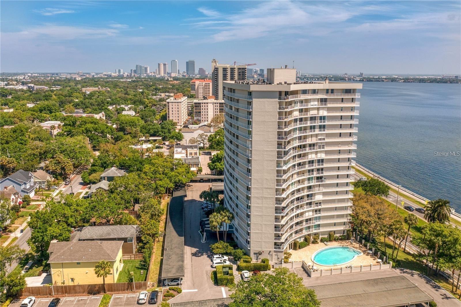 Welcome to Sunrise Views at the Bayshore Diplomat. From Parades to Fireworks, come and enjoy beautiful Bayshore Blvd and all it has to offer. This wonderful 2 bedroom, 2 full bathroom unit located on the 8th floor with south after water views. This unit is waiting for your personal touches. This unit has been completely updated. The main living areas feature wood flooring, while the we areas feature large format porcelain tile. Kitchen features wood cabinetry with Lazy Susan and courter are beautifully done with Quartz counters and waterfall. Condo features a large clubhouse, Ambassador Room with full kitchen for any and all of your events. Enjoy the pool and then indoor spa in each outdoor bathroom. Newly renovated Tennis and Pickleball Courts are ready for all your active needs. Quiet and convenient to Tampa General, Memorial Hospital, Schools, Parks, Downtown Tampa, Downtown St Pete, Airport, Macdill Air Force and plenty of Restaurants. Call today and schedule your appt. This unit is also listed for Rent