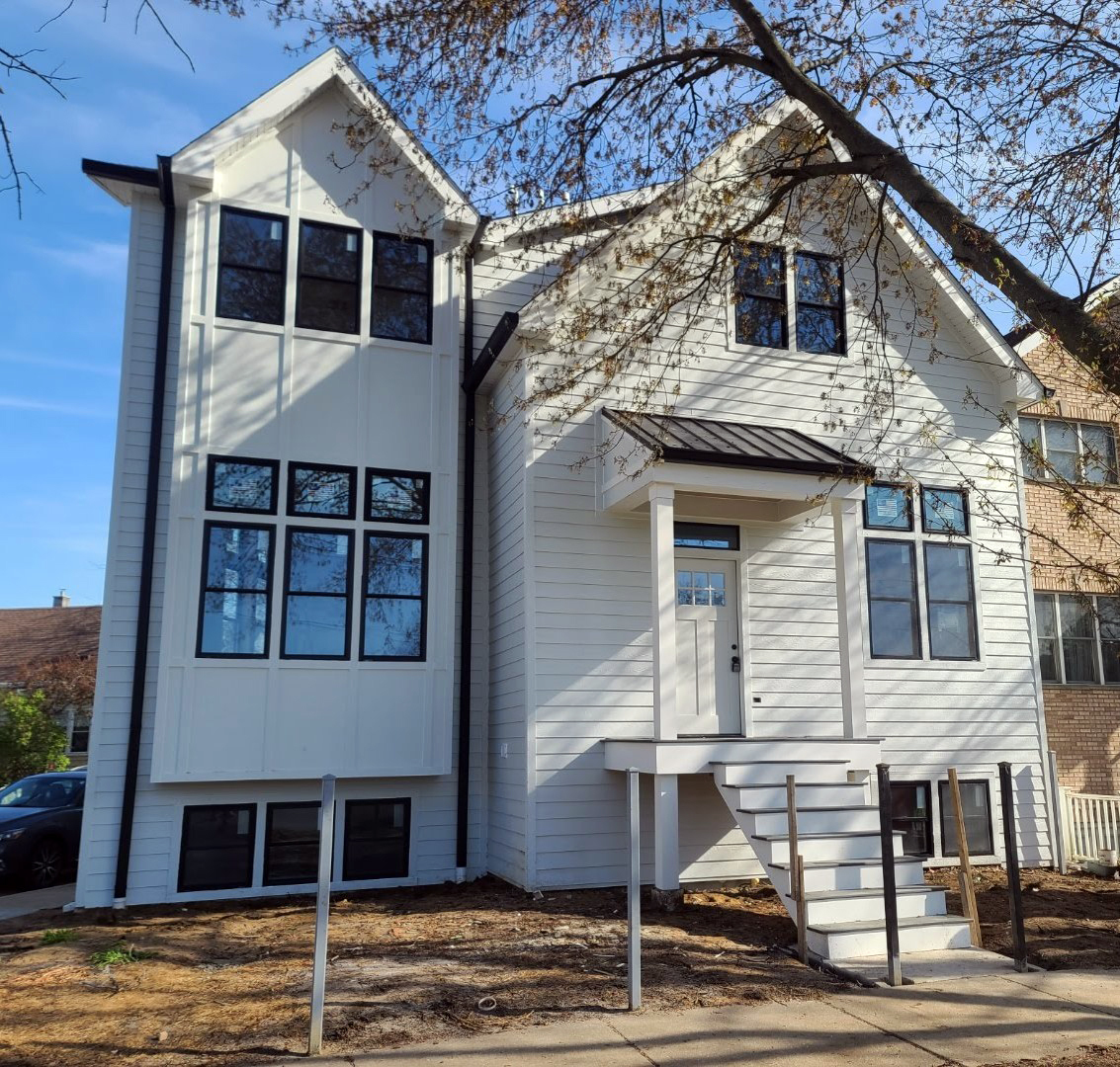 This gorgeous, like-new, modern, 5-bedroom, 3.5-bath home is located on a quiet tree-lined street in the highly sought-after Bowmanville neighborhood!  This home has top-of-the-line finishes, such as a tray ceiling and a spacious dining room, with 12-foot ceilings on the first floor and solid oak hardwood floors. This home features an open floor plan, maximizing the space to its most efficient use and allowing plenty of storage and breathing room. This Loft chef's kitchen is equipped with high-end stainless steel appliances, slow-close cabinets, and quartz waterfall countertops that open up to a sheltered balcony overlooking the fenced-in backyard.   This home features large windows that allow for a lot of natural light. The spacious primary bedroom features built-in closets and a Bathroom with heated floors, an oversized walk-in shower, and a deep soaker tub. The finished basement comes with a Bedroom, a full bathroom, and a wet bar.  This home comes with a hard-to-find attached two-car garage, featuring additional storage space and an electric car-ready charger.   This location offers the perfect mixture of a peaceful street ambiance and a nearby mecca of bustling cafes, restaurants, retail, transportation options, and more, making it a great place to call home.    DELIVERY DATE 07/21/2025
