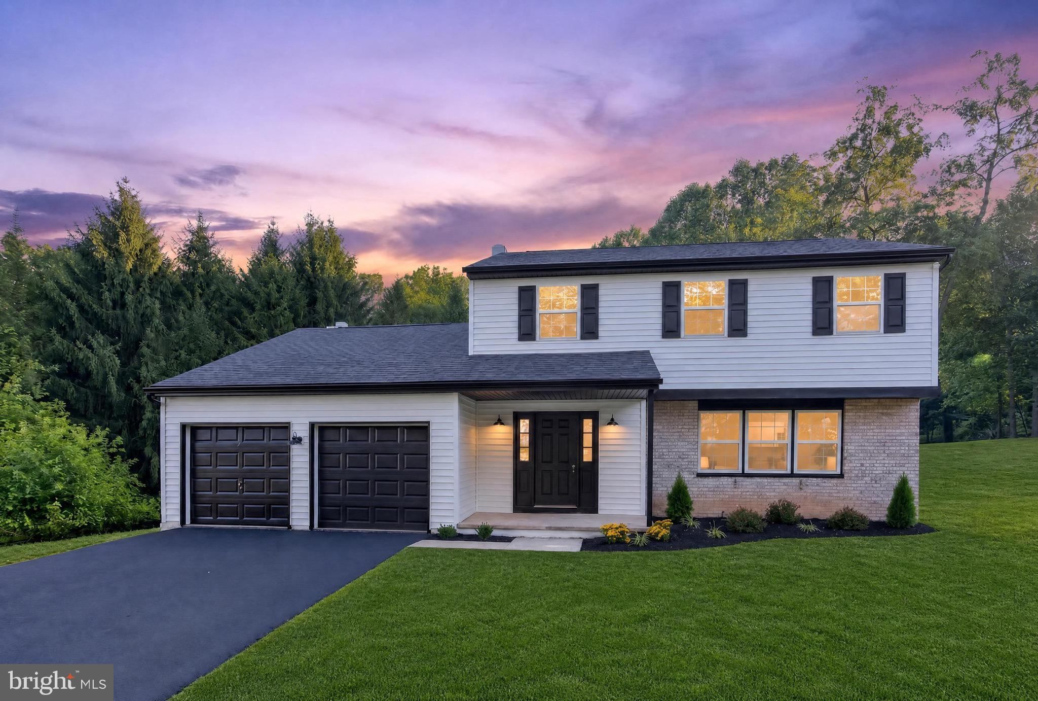 Welcome to 127 Governors Circle, Downingtown—a beautifully renovated 4-bedroom, 2.5-bath home on an amazing 1.5 acre property sitting at the end of a cup-de-sac.From the moment you arrive, you'll appreciate the home's fresh curb appeal featuring a new roof, new windows, and new siding. Inside, the stunning renovation continues with brand-new flooring throughout, a designer kitchen complete with modern cabinetry, quartz countertops, and stainless steel appliances, as well as beautifully remodeled bathrooms showcasing stylish finishes and fixtures.The spacious floor plan provides the perfect balance of everyday comfort and effortless entertaining, with generous living spaces filled with natural light. Step outside onto the newly constructed deck and take in the breathtaking panoramic valley views—an ideal setting for morning coffee, outdoor dining, or simply relaxing while enjoying the peaceful surroundings.With four spacious bedrooms, two and a half updated baths, and every major improvement already completed, this home offers the rare combination of timeless style, modern amenities, and exceptional value. Conveniently located near major commuter routes, shopping, dining, parks, and the award-winning Downingtown Area School District, this is a home you'll be proud to own.Don't miss your opportunity to enjoy spectacular views, quality craftsmanship, and worry-free living at 127 Governors Circle.