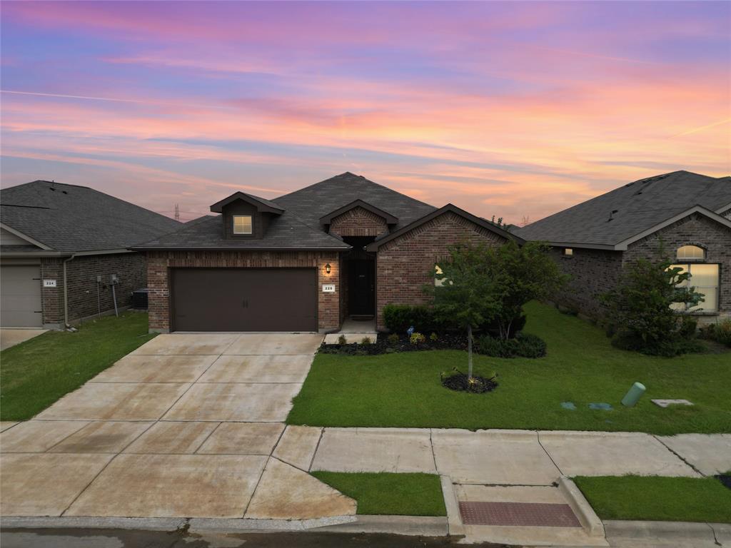 Make this stunning, move-in ready house YOUR home, just in time for the holidays! This like-new gem was built in 2021 and showcases 4 spacious bedrooms and 2 modern bathrooms, beautiful wood-look tile, exquisite granite countertops, and smart-home technology for added convenience.
The primary retreat offers an en suite bath with a dual vanity and a generous walk-in closet, creating a relaxing personal hideaway. The chef’s kitchen is a dream come true, fully equipped with stainless steel appliances, a large island for meal prep and entertaining, and a walk-in pantry for all your storage needs.

Need a home office? The bright flex space in the front of the home is filled with natural light, making it the ideal space for work, study, or guest room. Step outside to enjoy your backyard oasis, complete with a privacy fence and a covered patio, perfect for quiet moments or weekend gatherings. As part of a vibrant master-planned community, you’ll have lots of fun in the sun with access to a sparkling pool, splashpad, and sports fields.

A starter home priced under $350K is a rare find, so this is an opportunity you won’t want to miss! Plus, sellers will throw in the stainless steel fridge! Don’t wait to schedule your showing today.