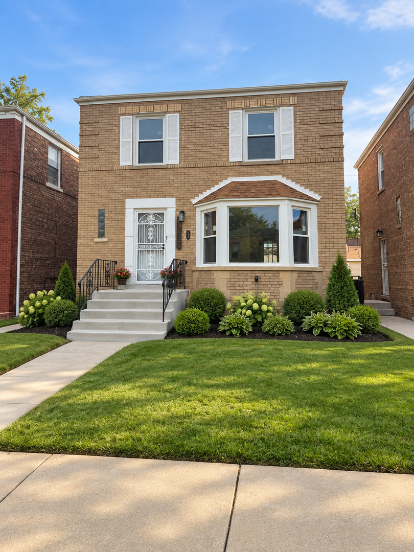 Welcome to this beautifully updated 3-bedroom, 1.5-bath home in Chicago's Rosemoor neighborhood! This move-in-ready home offers a spacious and functional layout with thoughtful updates throughout. The main level features a bright living room, separate dining area, updated kitchen, and convenient half bath. Upstairs you'll find three comfortable bedrooms and an updated full bathroom. The basement provides additional recreation and utility space, perfect for entertaining, a home office, gym, or additional living space. A screened-in porch offers even more space to relax and enjoy.  Major improvements include a new roof, new windows, new A/C compressor, and new water heater, along with an updated kitchen and bathrooms. Conveniently located near the 103rd St. (Rosemoor) Metra Electric station, public transportation, parks, shopping, schools, and everyday neighborhood amenities.  With many of the major improvements already completed, this home is ready for its next owner. Property is being sold AS-IS. Schedule your showing today!