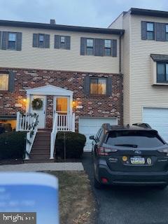 Welcome to 2506 Pond View Drive, a 2 Bedroom 2.5 Bath two story condo in the Goshen Valley Community of sought after West Chester.  With a wonderful spacious eat in kitchen, beautiful wainscoting in the eating area and plenty of cabinetry and counter space. Living room boasts a slider to the wooden deck out back, with some privacy providing a nice place to relax and enjoy your favorite beverage. A Convenient powder room and coat closet completes the main living area.  The upper level offers a main bedroom with 2 closets and private bathroom.  Additional bedroom, hall bathroom and laundry complete the upper level.  Additional space found in the basement just waiting for your touch with access to another great feature a garage with extra storage and driveway.  The Condo association covers exterior maintenance, ground maintenance, trash, snow removal, with access to tennis courts, pickleball court, pool and playground.  Easily located nearby is public transportation and access to major roadways. With West Chester Boro not too far away, lots of restaurants and things to do. All this and located in West Chester school district.