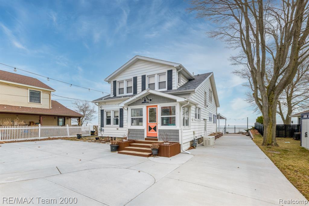 Amazing Lake Huron views, Birch Beach! Completely updated 4 Bedroom, 2 Bath oasis with 60 Ft of shoreline. Open-concept main floor living, dining & kitchen areas with lake views. Custom kitchen w/ large Island! Main Floor Den/Office (currently being used as a bedroom) 1st floor laundry! Upper Level boasts the Lakeside Primary Bedroom Suite w/private Lakeside Balcony! Custom Primary Bath w/gorgeous walk-in shower & heated tile floor! Two Additional Upper Bedrooms! Whole House Generator, spray foam insulated/energy efficient, city water/sewer, natural gas heating, & central a/c (2 units). 1.5 Car Detached Garage plus a Shed for the Beach Toys! Plenty of parking, all new concrete driveway and front, spacious lakeside patio with beautiful new awning, new safety fence. New Steel Seawall over past five years independent from neighboring walls with Steel Wing Walls on N&S sides. Neighboring walls do not impact this home! Come Experience Lexington Lake-Life! Use it as a vacation home or you can Airbnb it (fits 10-14 beds). OPEN HOUSE SUNDAY 1-3