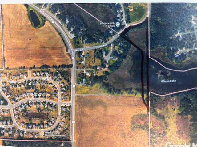 Site is NOT a buildable lot.  This property has 5.09 acres located in the townsite of Big Lake MN with access to Black Lake.  Have your own little slice of heaven as you own this property for your own recreational use.  No environmental testing, soil test or wetland delineation completed.  City sewer & water, electric and gas on the edge of the property.    Picture depicts approximate boundaries.