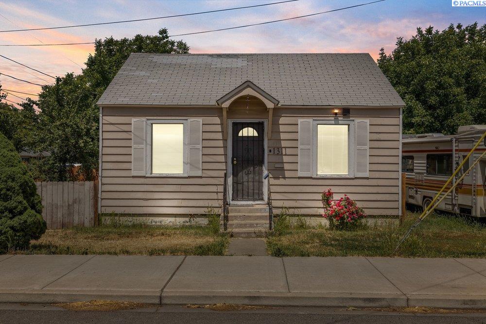Charming 2 bed, 1 bath home situated on a corner lot with a fully fenced yard. Offering 744 sq ft of finished living space plus an additional 372 sq ft of unfinished basement area, this property provides flexibility and potential for future expansion. The large side yard offers endless possibilities for a potential addition or ADU (buyer to verify). Detached garage provides extra storage and workspace. Conveniently located near shopping, schools, and the college. Great opportunity for a starter home, investment property, or rental.