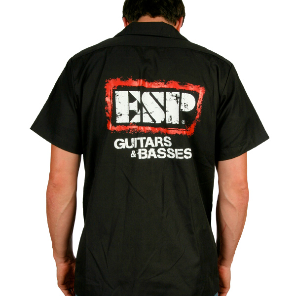 ESP Guitars "Skully 2 Logo" Work Shirts ESP Guitars
