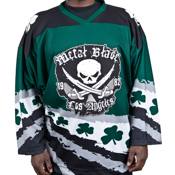 Metal Blade Records "Irish Hockey Jersey" Hockey Jerseys Metal Blade