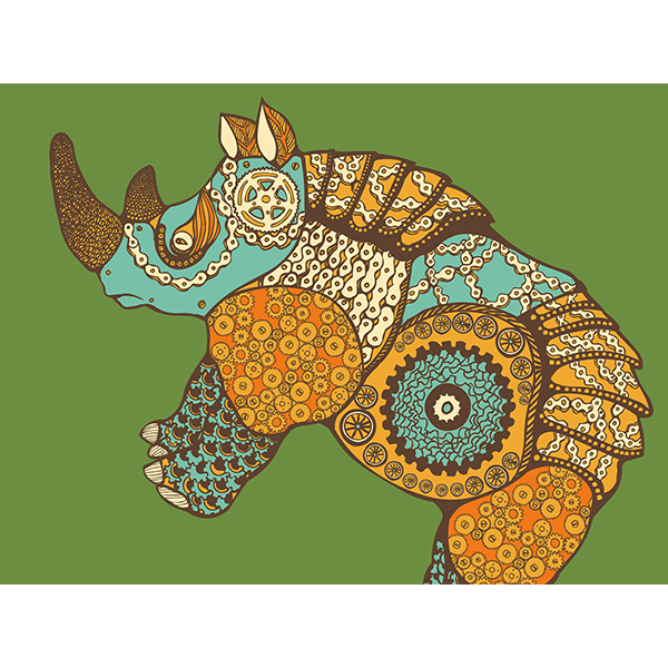 Clockwork Gears "Rhino Gears" Prints Clockwork Gears