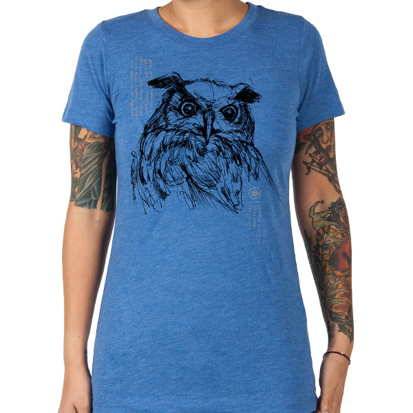 Strhess Clothing "Owl Girls Tee" Girls Tshirt Strhess Clothing
