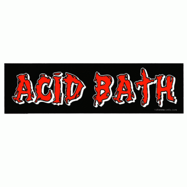 Acid Bath "Logo" Stickers & Decals IndieMerchstore