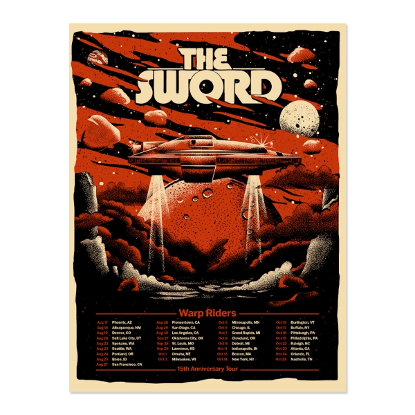 U.S. Tour 2025 Screenprinted Poster 